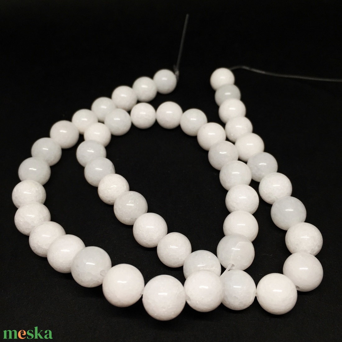 Tejkvarc ásványgyöngy, 8 mm, 45 db - kellékek & szerszámok - gyöngyfűzés kellékek - féldrágakő - Meska.hu Tejkvarc ásványgyöngy, 8 mm, 45 db - kellékek & szerszámok - gyöngyfűzés kellékek - féldrágakő - Meska.hu