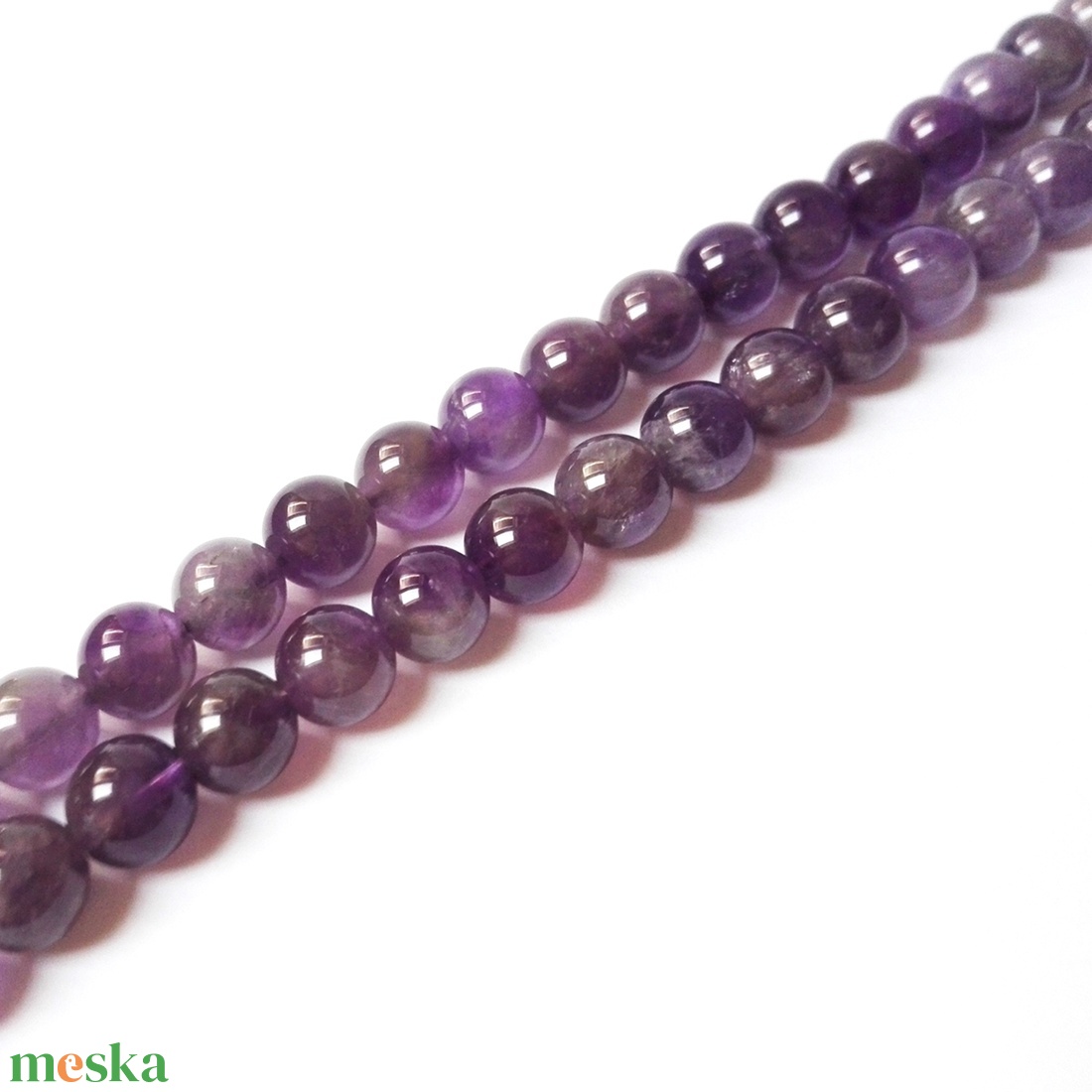 Ametiszt ásványgyöngy, 8 mm, 20 db - kellékek & szerszámok - gyöngyfűzés kellékek - féldrágakő - Meska.hu Ametiszt ásványgyöngy, 8 mm, 20 db - kellékek & szerszámok - gyöngyfűzés kellékek - féldrágakő - Meska.hu
