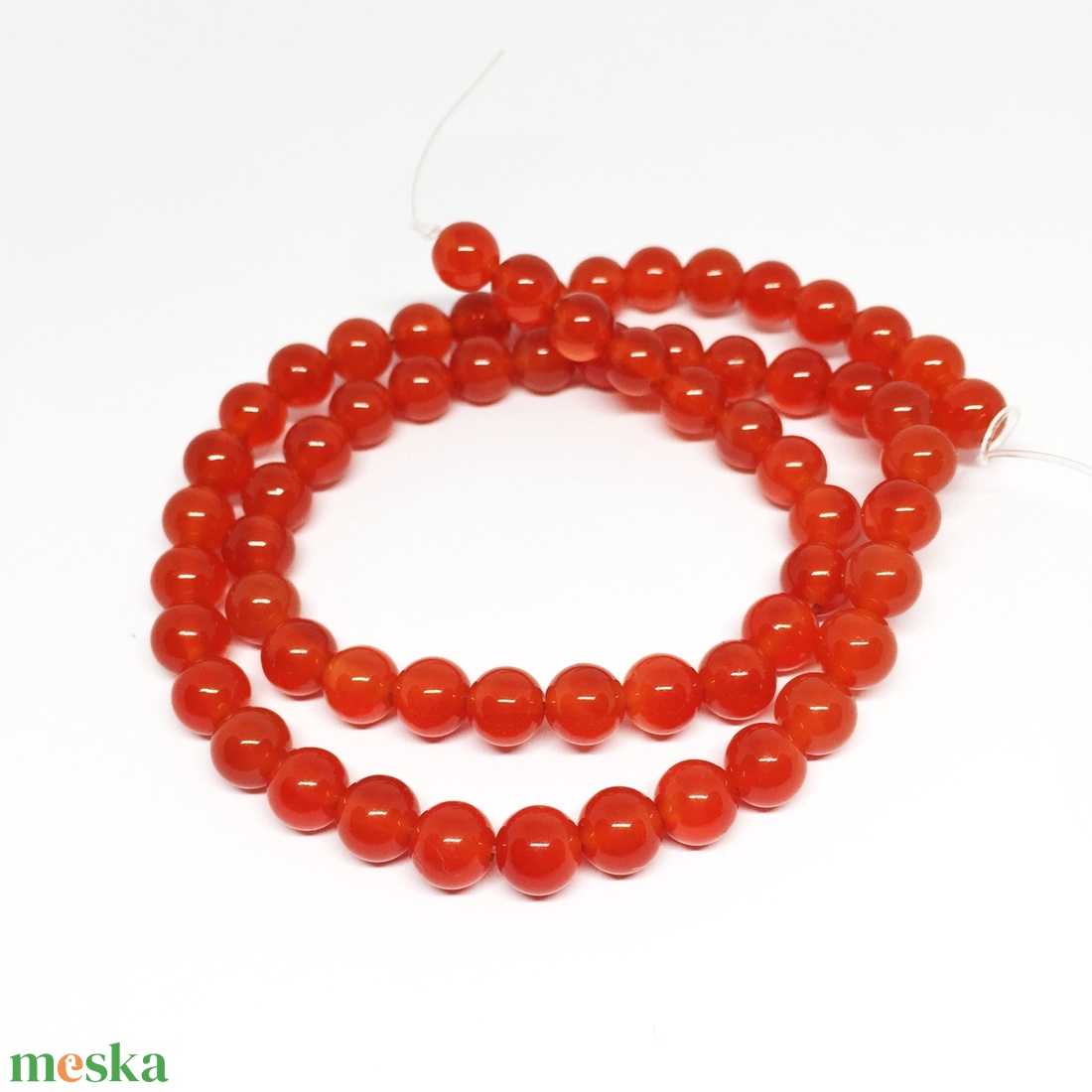 Karneol ásványgyöngy, 6 mm, 60 db - kellékek & szerszámok - gyöngyfűzés kellékek - féldrágakő - Meska.hu Karneol ásványgyöngy, 6 mm, 60 db - kellékek & szerszámok - gyöngyfűzés kellékek - féldrágakő - Meska.hu