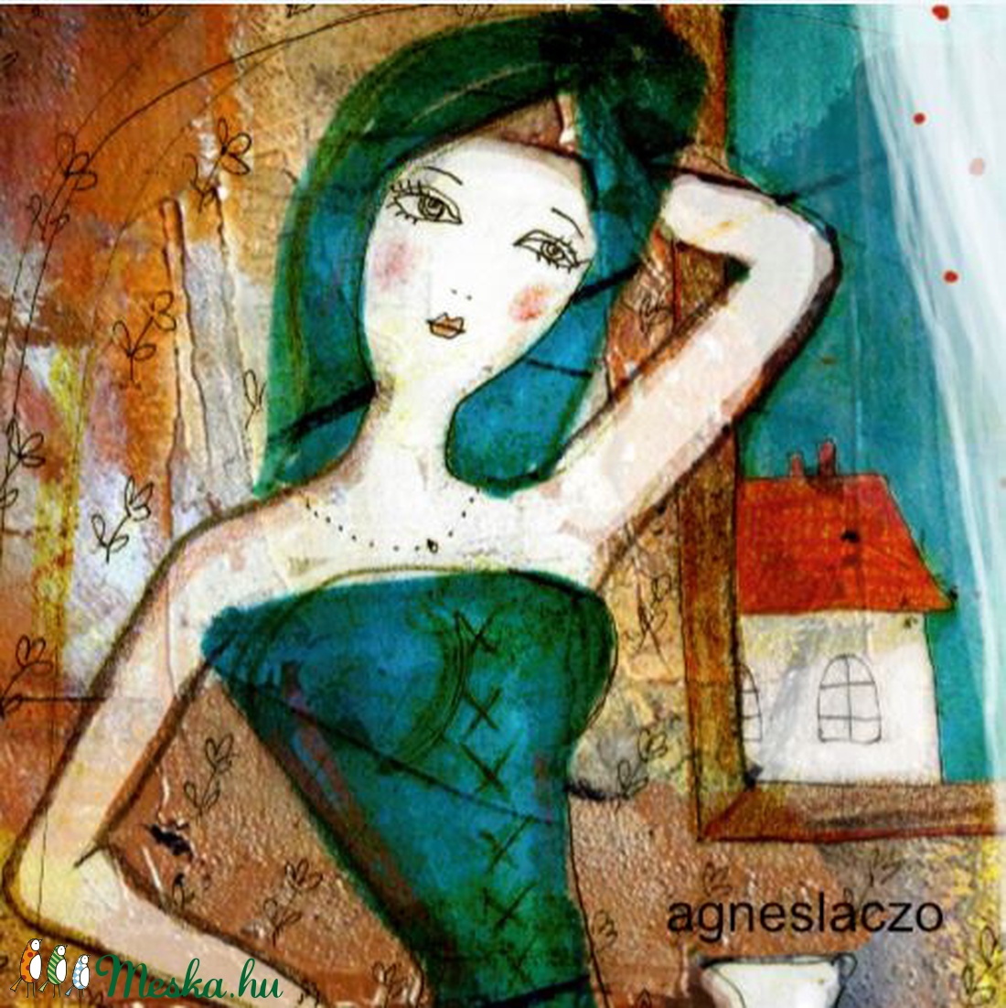 Zöld ruha  -  - Meska.hu