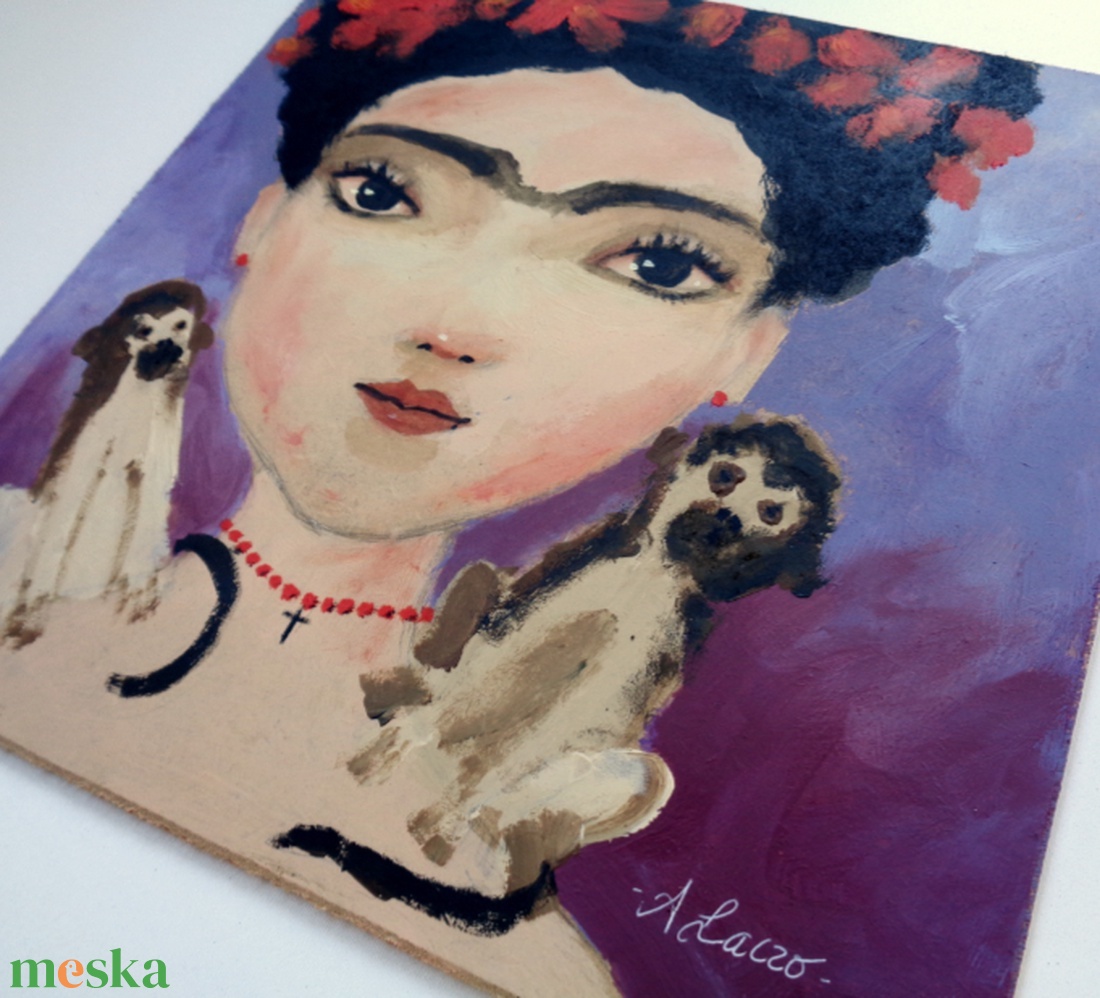 Kismajmok - művészet - festmény - akril - Meska.hu Kismajmok - művészet - festmény - akril - Meska.hu