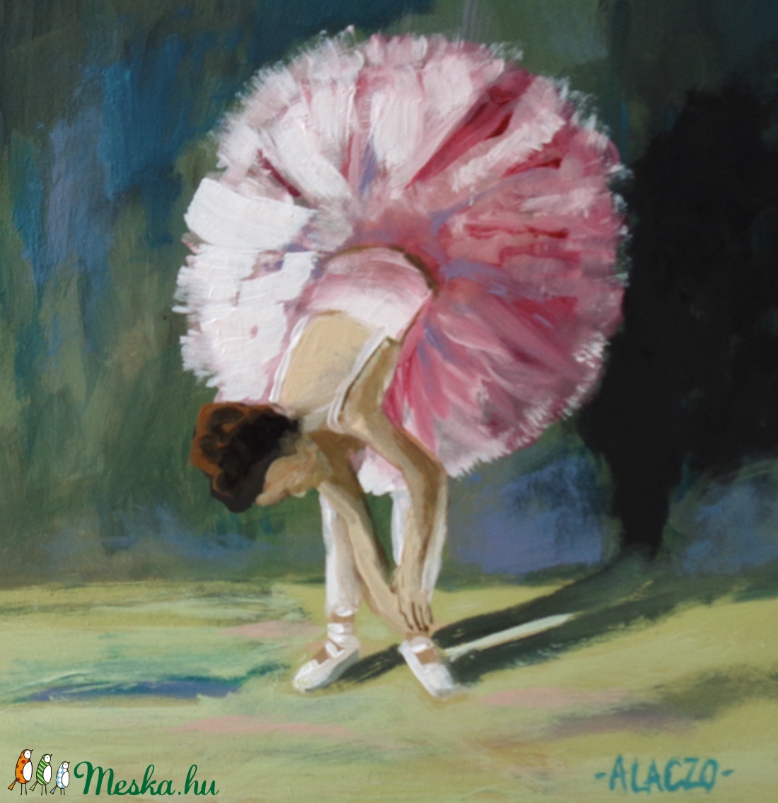 Balerina - művészet - festmény - akril - Meska.hu Balerina - művészet - festmény - akril - Meska.hu