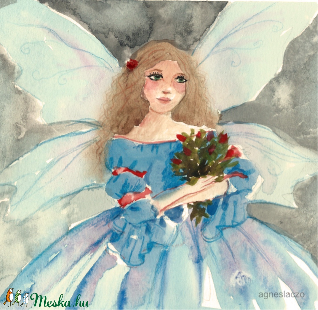 Fairy  - művészet - festmény - akvarell - Meska.hu