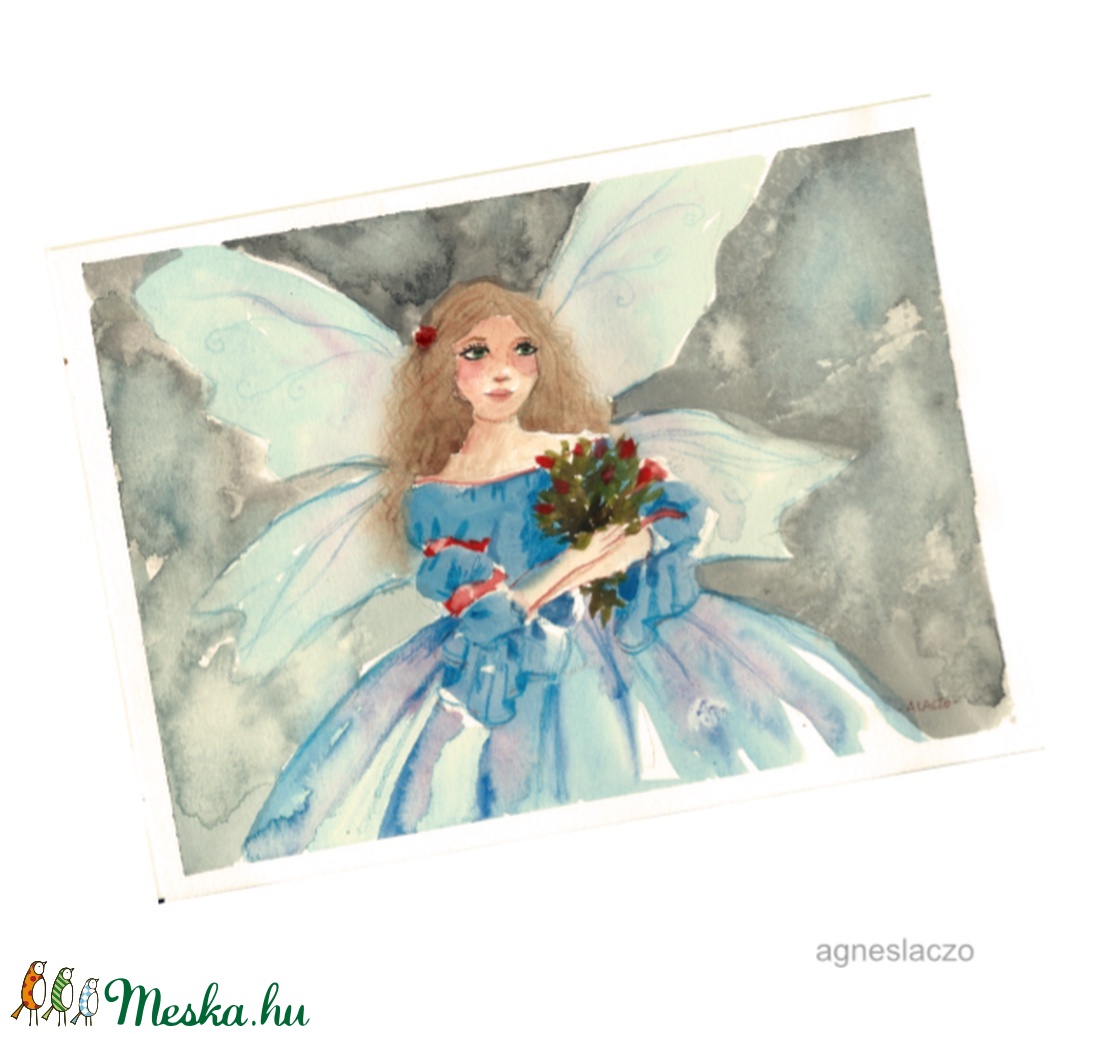 Fairy  - művészet - festmény - akvarell - Meska.hu