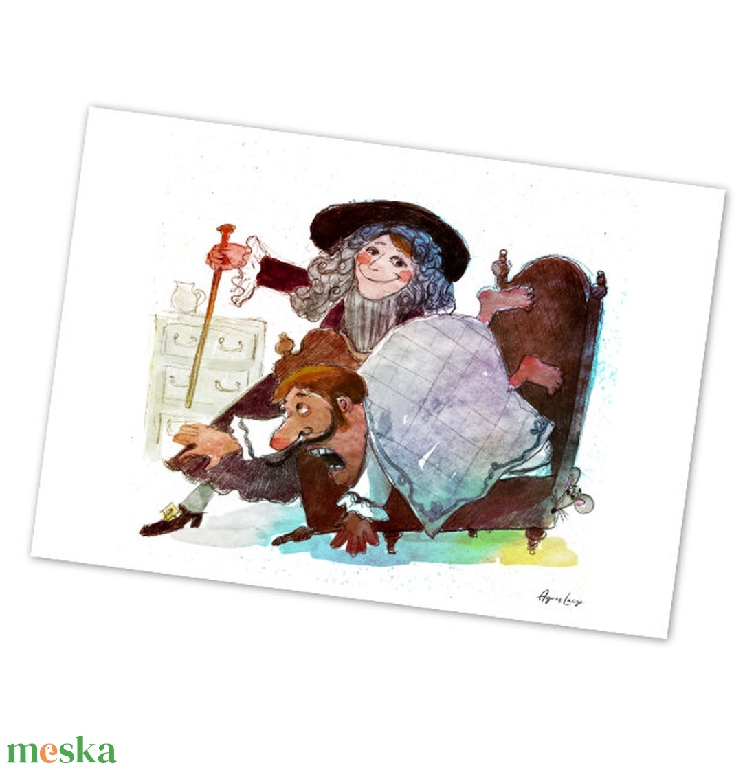 Háromszor veri ezt kenden Lúdas Matyi vissza! - Laczó Ágnes kortárs festő/grafikus művész - Nyomat - művészet - grafika & illusztráció - művészi nyomat - Meska.hu Háromszor veri ezt kenden Lúdas Matyi vissza! - Laczó Ágnes kortárs festő/grafikus művész - Nyomat - művészet - grafika & illusztráció - művészi nyomat - Meska.hu