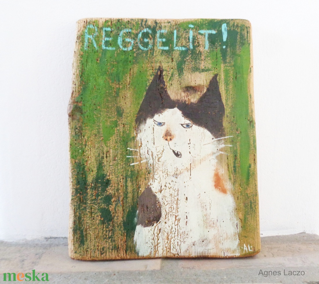 Jó reggelt kívánok van! - Rusztikus Fatábla, Vicces Ajándék ötlet - Egyedi Falidísz, Konyha, Macska, Cica - otthon & életmód - dekoráció - fali és függő dekoráció - falra akasztható dekor - Meska.hu Jó reggelt kívánok van! - Rusztikus Fatábla, Vicces Ajándék ötlet - Egyedi Falidísz, Konyha, Macska, Cica - otthon & életmód - dekoráció - fali és függő dekoráció - falra akasztható dekor - Meska.hu