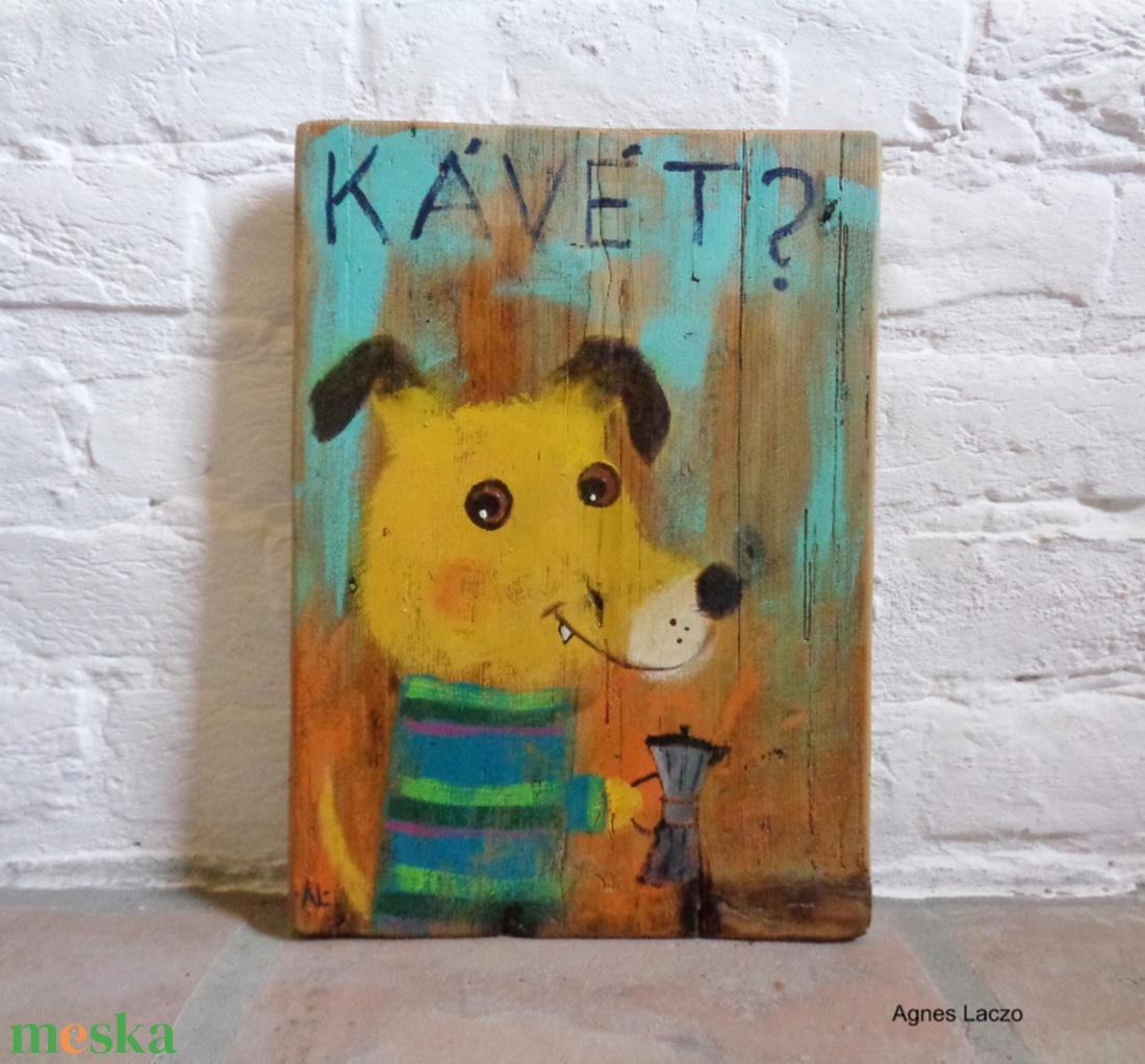 Ki kér Kávét? - Rusztikus Fatábla, Vicces Ajándék ötlet - Egyedi Falidísz, Konyha, Kutya - otthon & életmód - dekoráció - fali és függő dekoráció - falra akasztható dekor - Meska.hu Ki kér Kávét? - Rusztikus Fatábla, Vicces Ajándék ötlet - Egyedi Falidísz, Konyha, Kutya - otthon & életmód - dekoráció - fali és függő dekoráció - falra akasztható dekor - Meska.hu