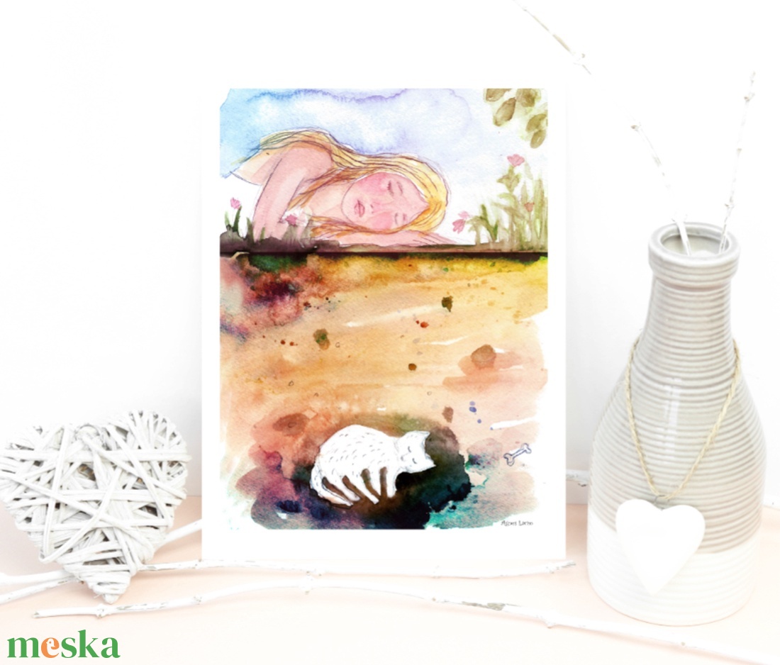 Hiányzol - Laczó Ágnes kortárs festő/grafikus művész, Nyomat - művészet - grafika & illusztráció - művészi nyomat - Meska.hu Hiányzol - Laczó Ágnes kortárs festő/grafikus művész, Nyomat - művészet - grafika & illusztráció - művészi nyomat - Meska.hu