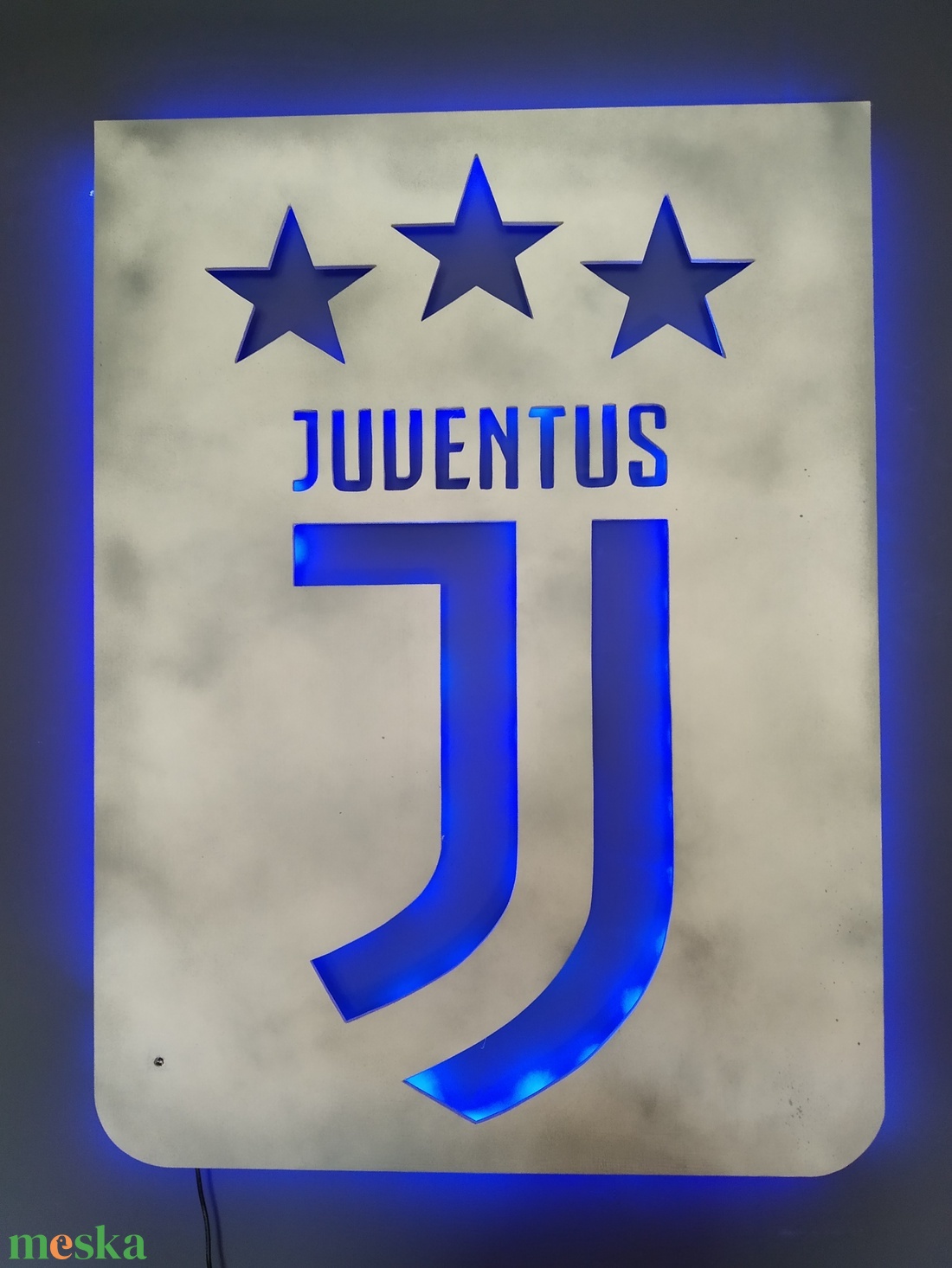 Juventus - fali dekoráció ledes világítással - otthon & életmód - lámpa - hangulatlámpa - Meska.hu Juventus - fali dekoráció ledes világítással - otthon & életmód - lámpa - hangulatlámpa - Meska.hu