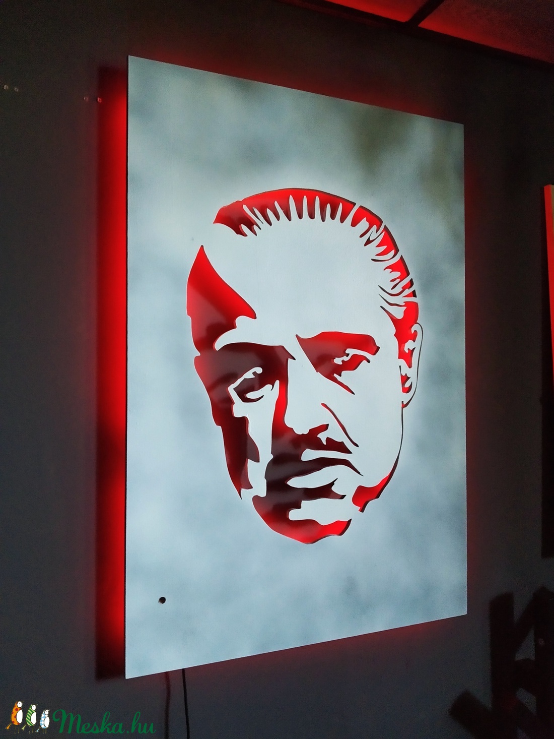 Corleone, a Keresztapa - falikép ledes háttérfénnyel - otthon & életmód - Meska.hu Corleone, a Keresztapa - falikép ledes háttérfénnyel - otthon & életmód - Meska.hu