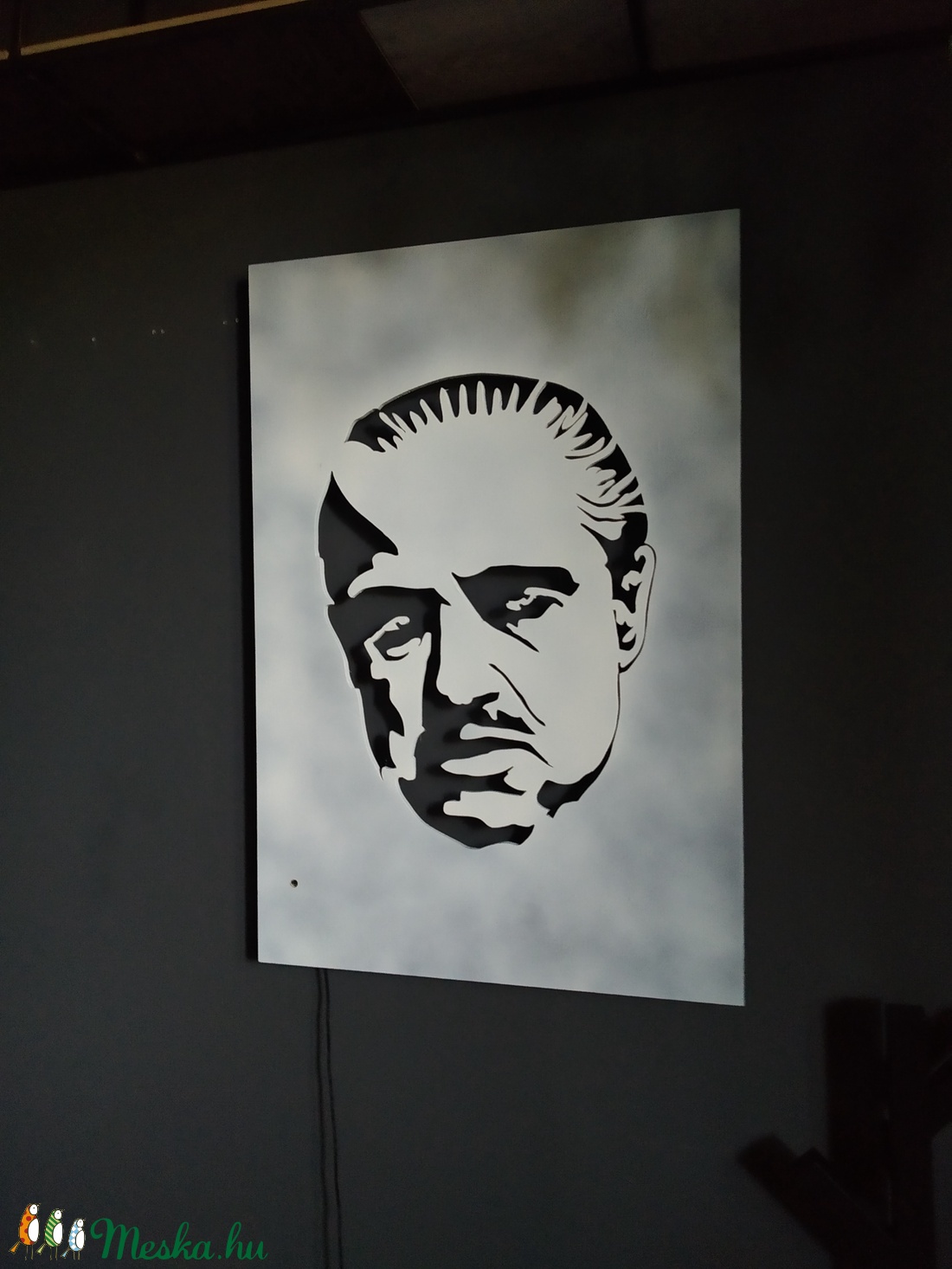 Corleone, a Keresztapa - falikép ledes háttérfénnyel - otthon & életmód - Meska.hu Corleone, a Keresztapa - falikép ledes háttérfénnyel - otthon & életmód - Meska.hu