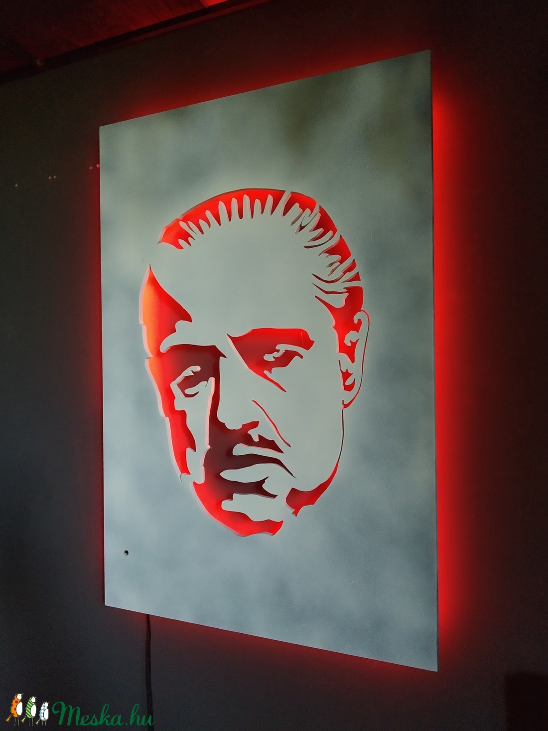 Corleone, a Keresztapa - falikép ledes háttérfénnyel - otthon & életmód - Meska.hu Corleone, a Keresztapa - falikép ledes háttérfénnyel - otthon & életmód - Meska.hu