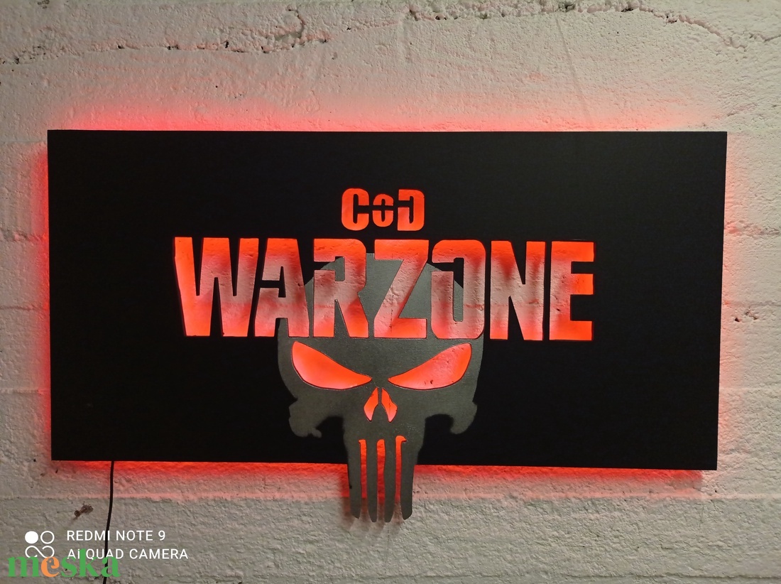 Call of Duty: Warzone - falikép ledes világítással - otthon & életmód - lámpa - hangulatlámpa - Meska.hu Call of Duty: Warzone - falikép ledes világítással - otthon & életmód - lámpa - hangulatlámpa - Meska.hu