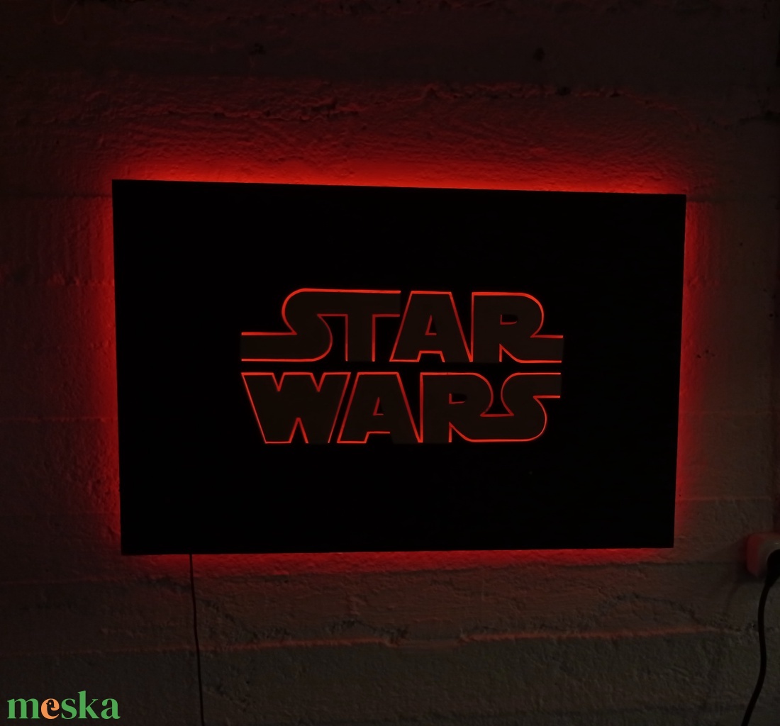 Star Wars világító falikép - otthon & életmód - lámpa - hangulatlámpa - Meska.hu Star Wars világító falikép - otthon & életmód - lámpa - hangulatlámpa - Meska.hu