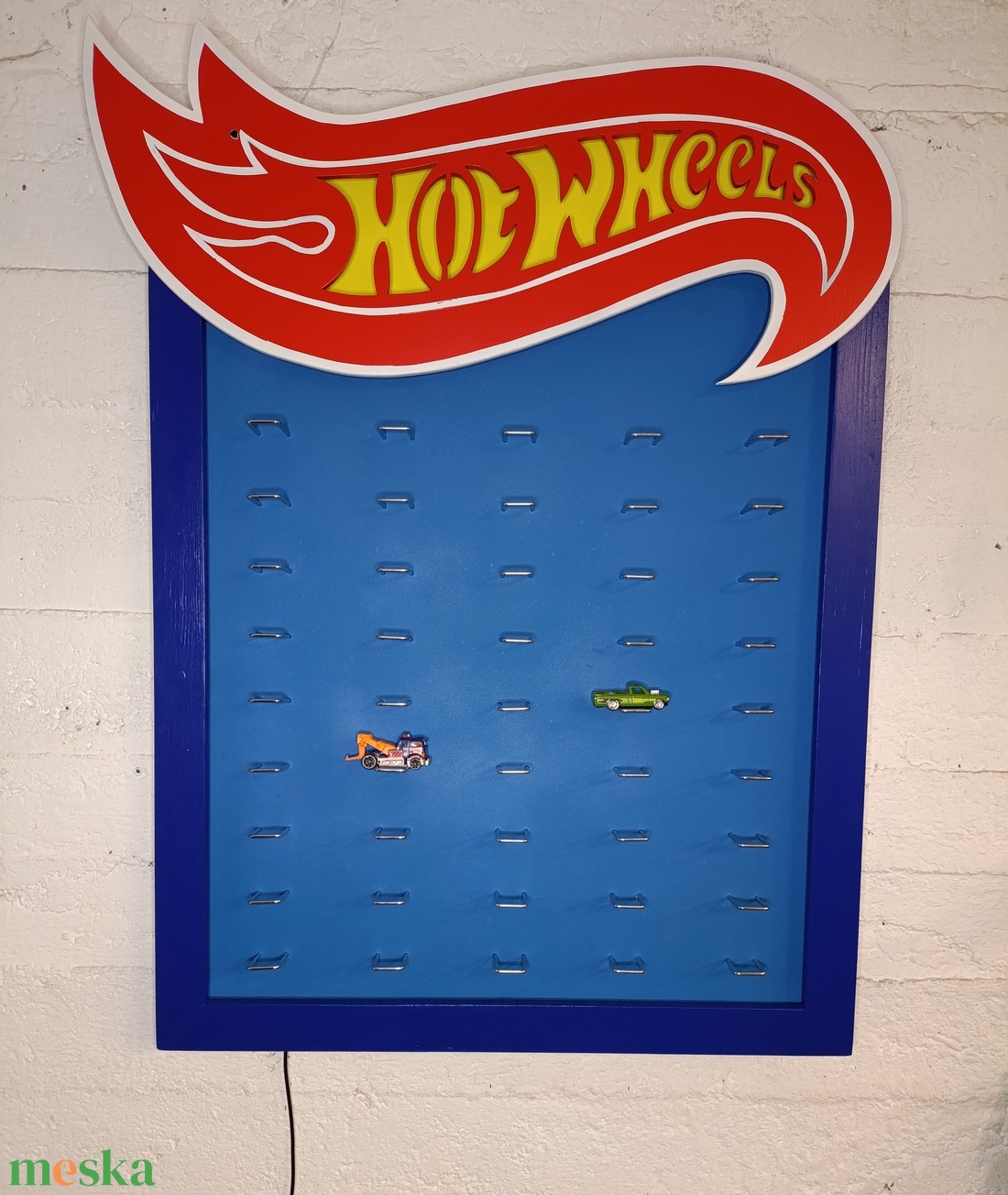 Hot Wheels kisautók fali tárolója ledes világítással - otthon & életmód - babaszoba, gyerekszoba - játéktároló - Meska.hu Hot Wheels kisautók fali tárolója ledes világítással - otthon & életmód - babaszoba, gyerekszoba - játéktároló - Meska.hu
