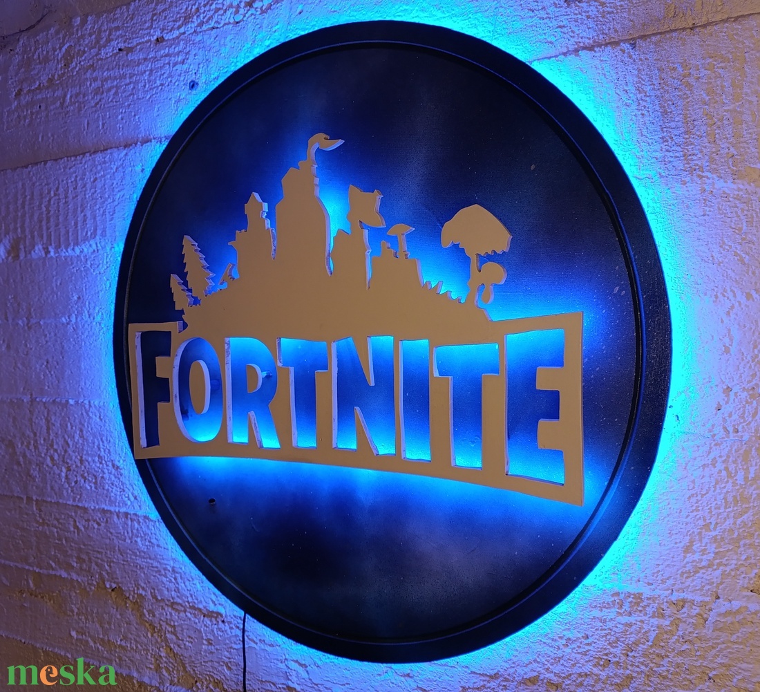 Fortnite - világító falikép - otthon & életmód - dekoráció - kép & falikép - fából készült kép - Meska.hu Fortnite - világító falikép - otthon & életmód - dekoráció - kép & falikép - fából készült kép - Meska.hu