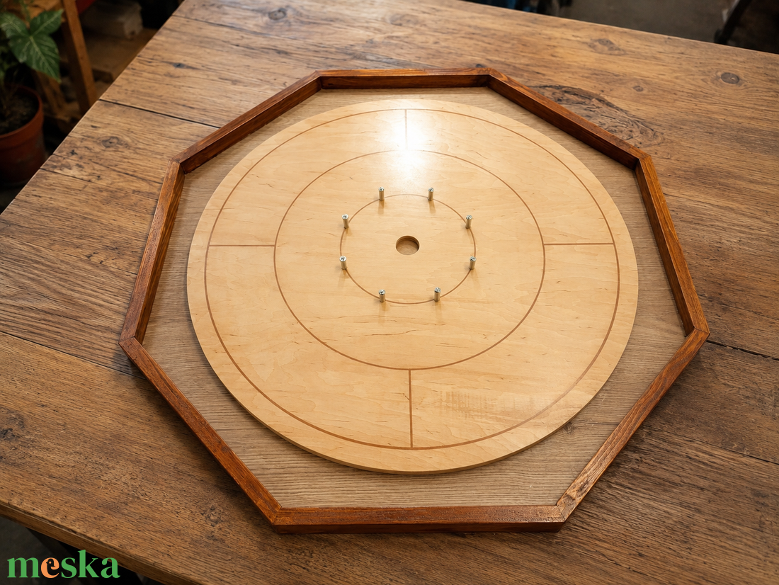 Crokinole táblajáték - játék & sport - sport és kikapcsolódás - más játékok, sportok - Meska.hu