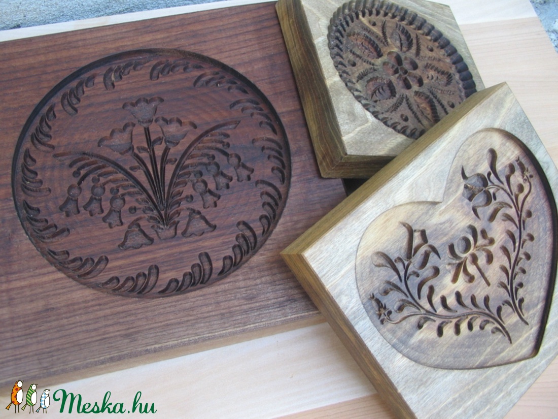 mézeskalács ütőfa, kekszmintázó csomag -  - Meska.hu