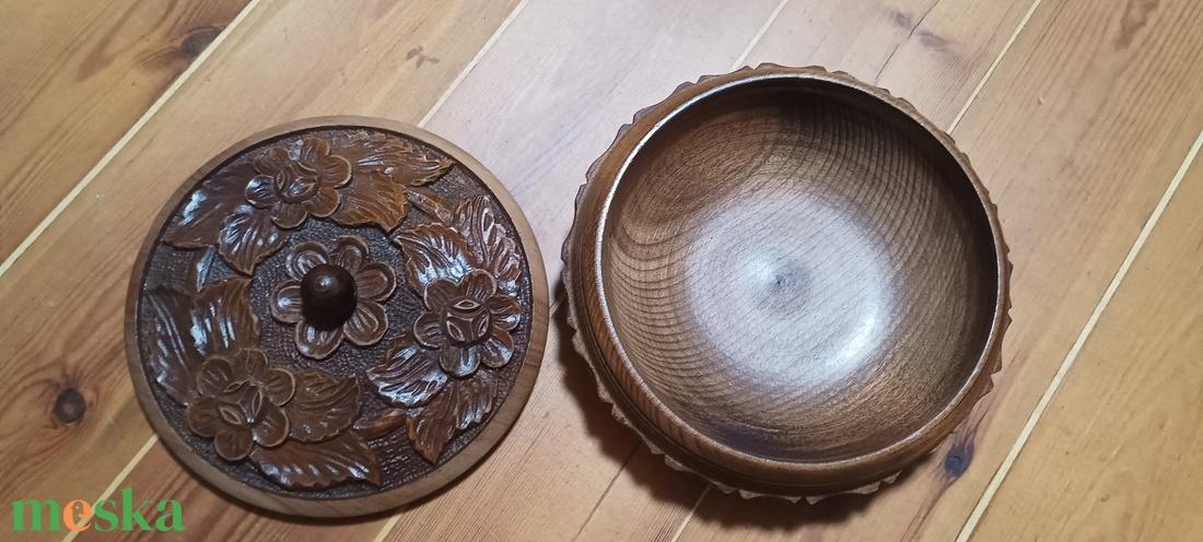 Faragott esztergálltt cukorka, vagy bármi tartó. - otthon & életmód - tárolás & rendszerezés - doboz - Meska.hu