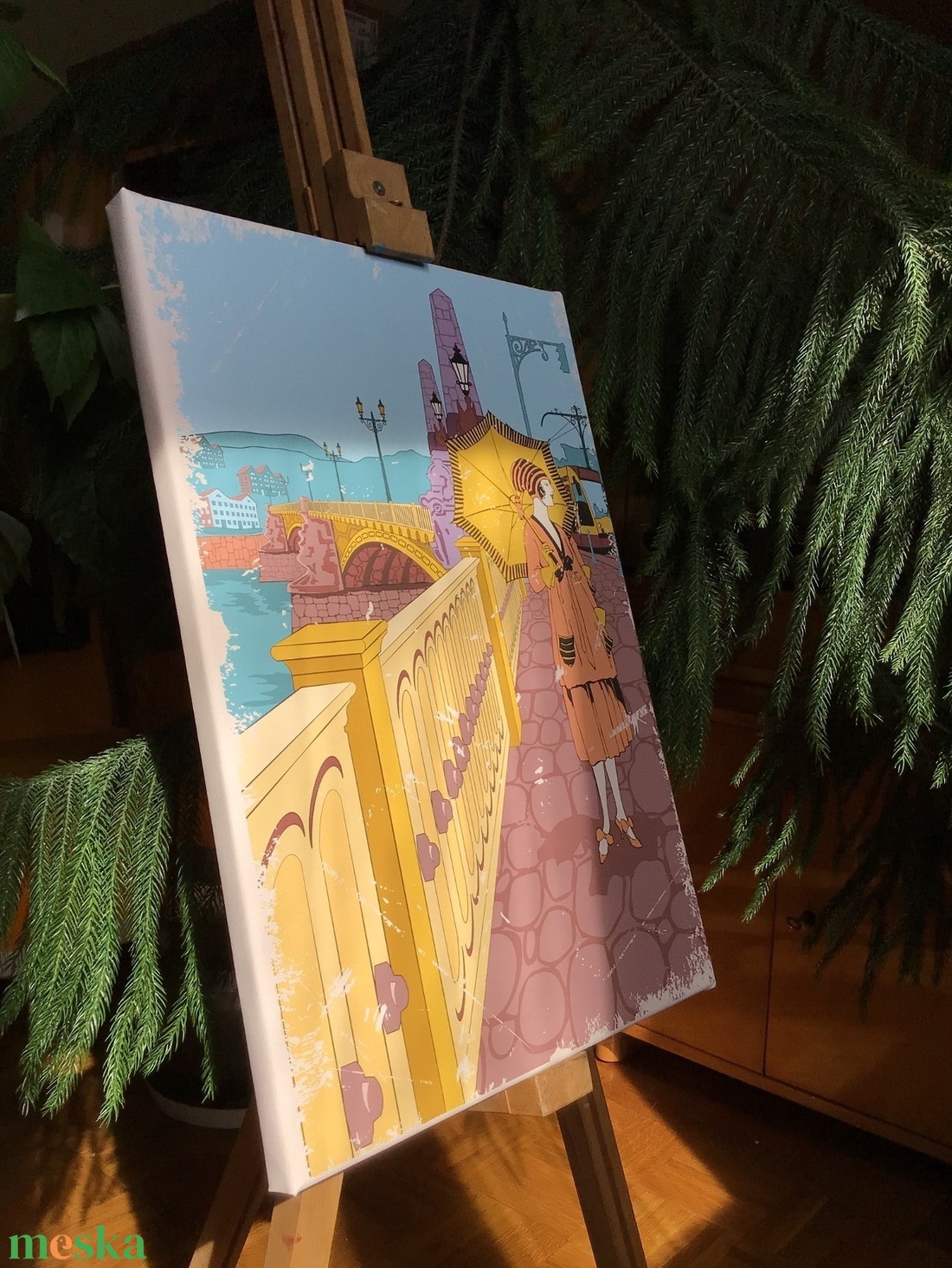 Margit híd - vászon print vakrámán - otthon & életmód - dekoráció - kép & falikép - kép & falikép - Meska.hu Margit híd - vászon print vakrámán - otthon & életmód - dekoráció - kép & falikép - kép & falikép - Meska.hu