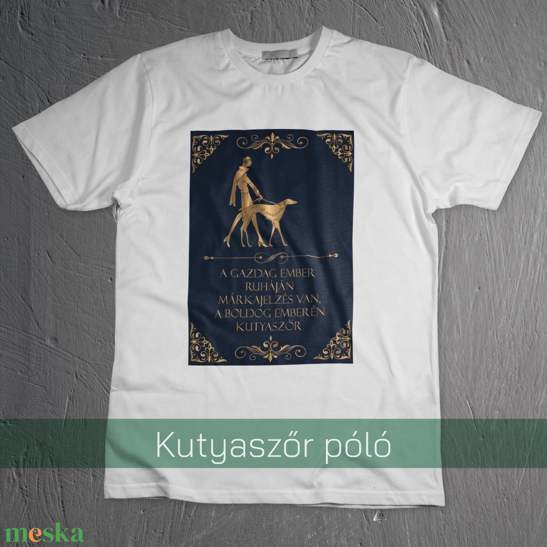 ....A boldog emberén kutyaszőr - póló kutyásoknak - ruha & divat - férfi ruha - póló - Meska.hu ....A boldog emberén kutyaszőr - póló kutyásoknak - ruha & divat - férfi ruha - póló - Meska.hu
