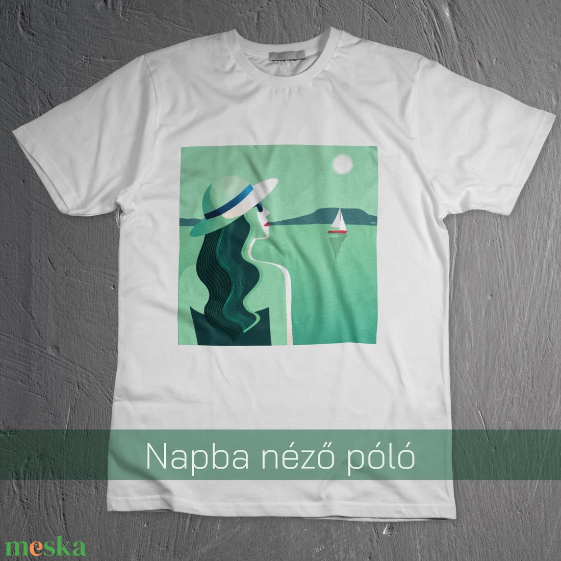 Napba néző - póló - ruha & divat - férfi ruha - póló - Meska.hu Napba néző - póló - ruha & divat - férfi ruha - póló - Meska.hu