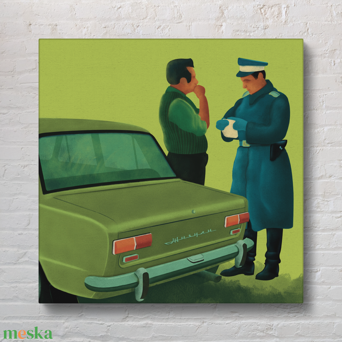Lada - vászonkép - Farkas Benjamin - művészet - grafika & illusztráció - digitális - Meska.hu Lada - vászonkép - Farkas Benjamin - művészet - grafika & illusztráció - digitális - Meska.hu