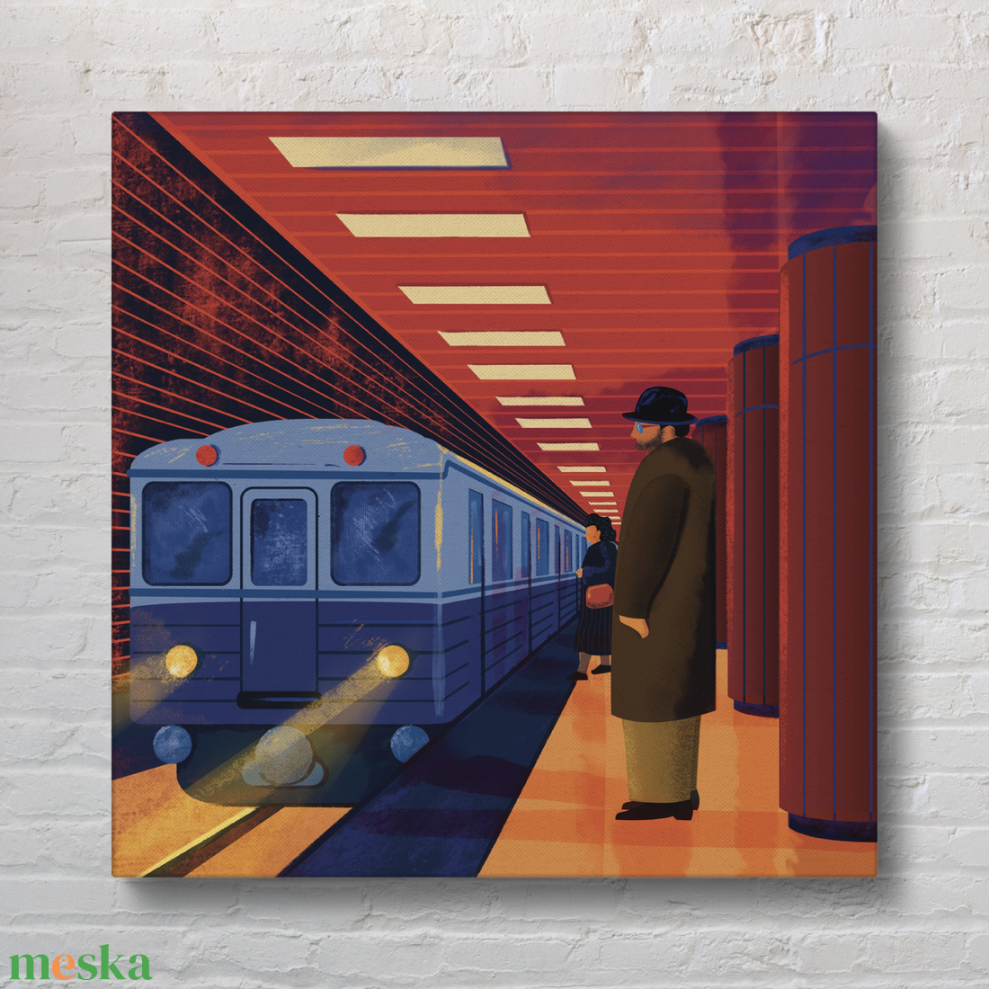 Retró metró - vászonkép - Farkas Benjamin - művészet - grafika & illusztráció - digitális - Meska.hu Retró metró - vászonkép - Farkas Benjamin - művészet - grafika & illusztráció - digitális - Meska.hu