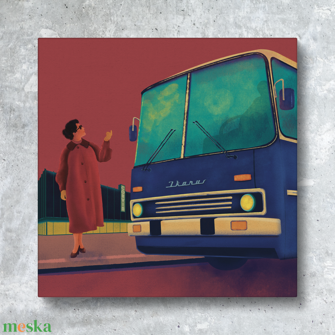Ikarus busz - vászonkép - Farkas Benjamin - otthon & életmód - dekoráció - kép & falikép - vászonkép - Meska.hu Ikarus busz - vászonkép - Farkas Benjamin - otthon & életmód - dekoráció - kép & falikép - vászonkép - Meska.hu