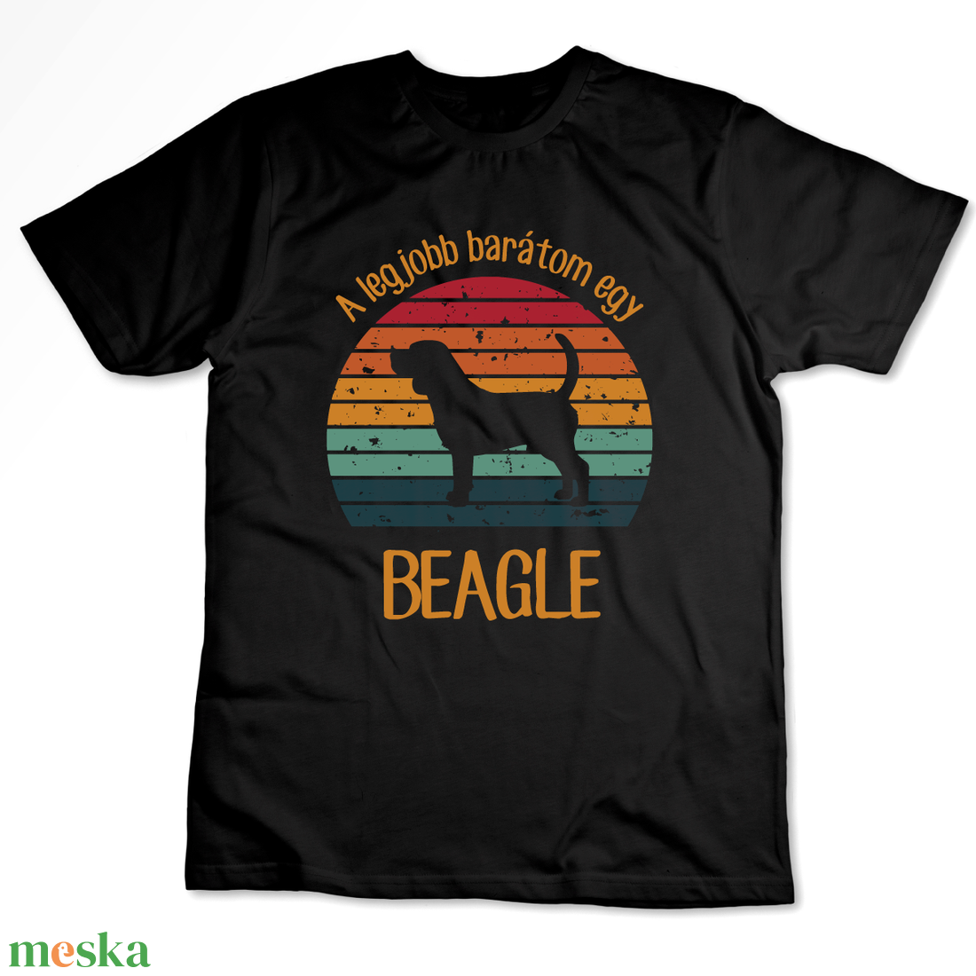 A legjobb barátom egy BEAGLE - retró póló kutyagazdiknak - ruha & divat - női ruha - póló, felső - Meska.hu