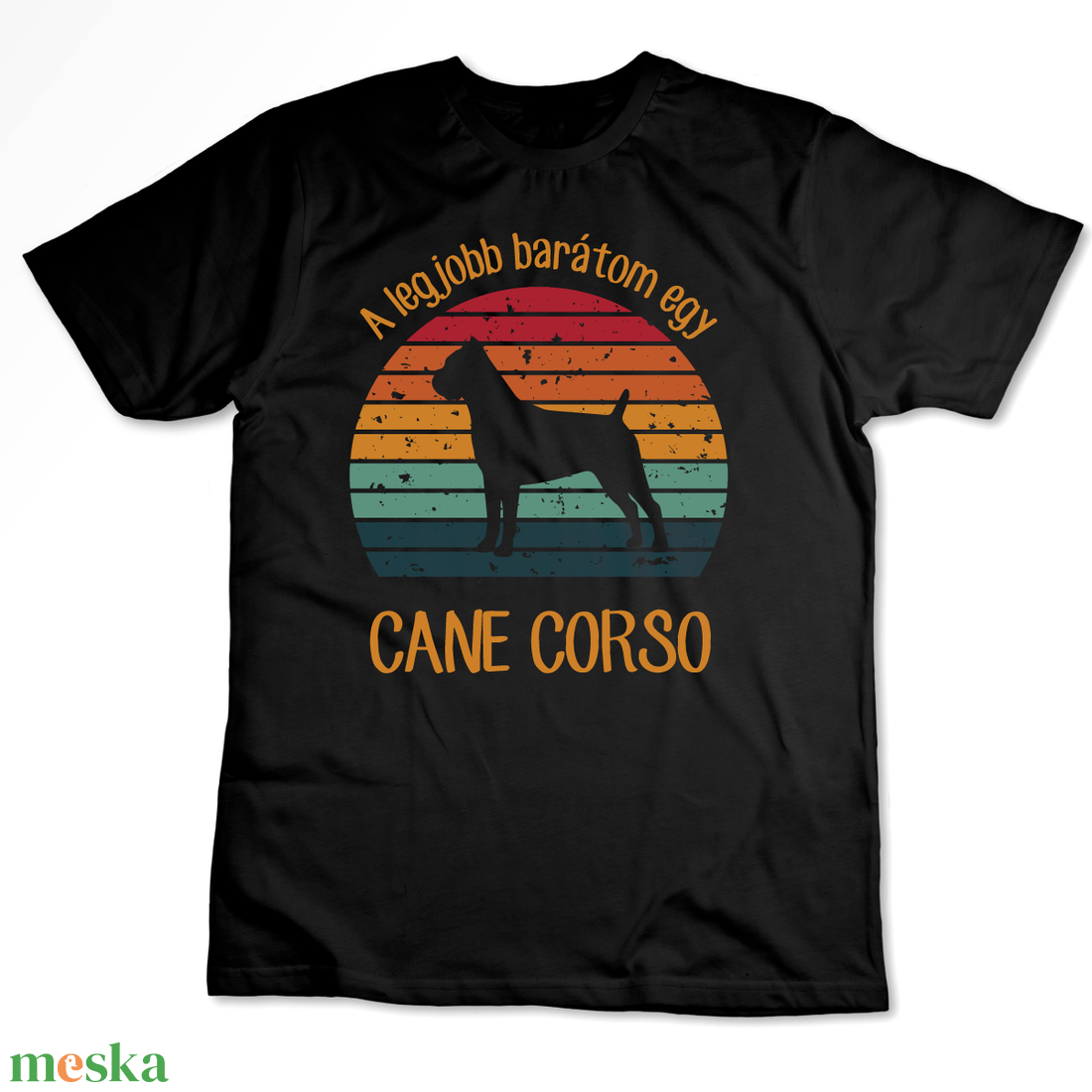 A legjobb barátom egy CANE CORSO - retró póló kutyagazdiknak - ruha & divat - női ruha - póló, felső - Meska.hu