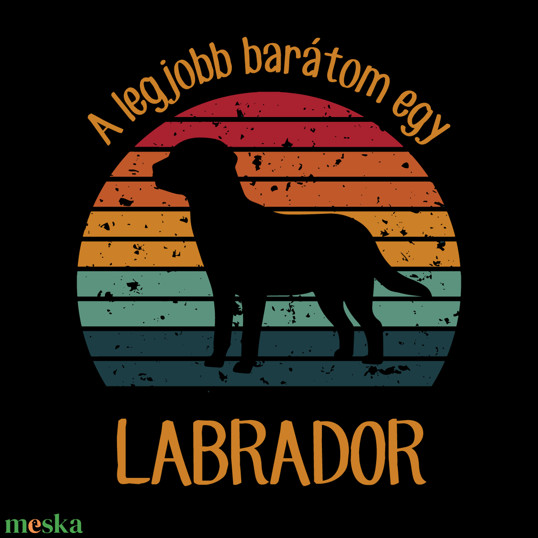 A legjobb barátom egy LABRADOR - retró póló kutyagazdiknak - ruha & divat - női ruha - póló, felső - Meska.hu