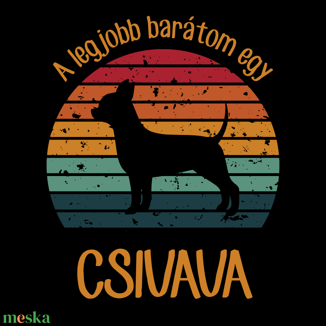 A legjobb barátom egy CSIVAVA - retró póló kutyagazdiknak - ruha & divat - női ruha - póló, felső - Meska.hu