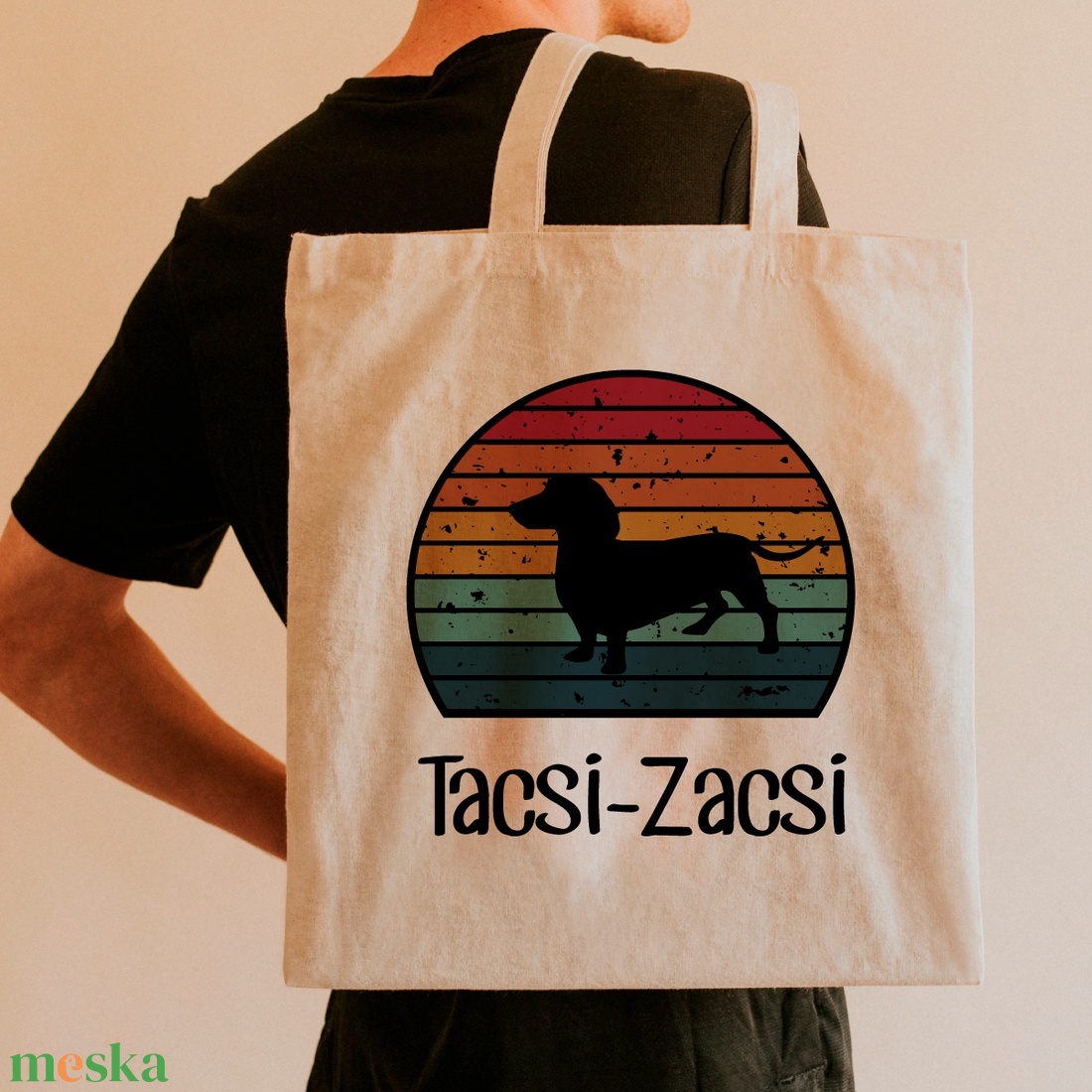 TACSI-ZACSI - vászontáska tacskóőrülteknek - táska & tok - bevásárlás & shopper táska - shopper, textiltáska, szatyor - Meska.hu TACSI-ZACSI - vászontáska tacskóőrülteknek - táska & tok - bevásárlás & shopper táska - shopper, textiltáska, szatyor - Meska.hu