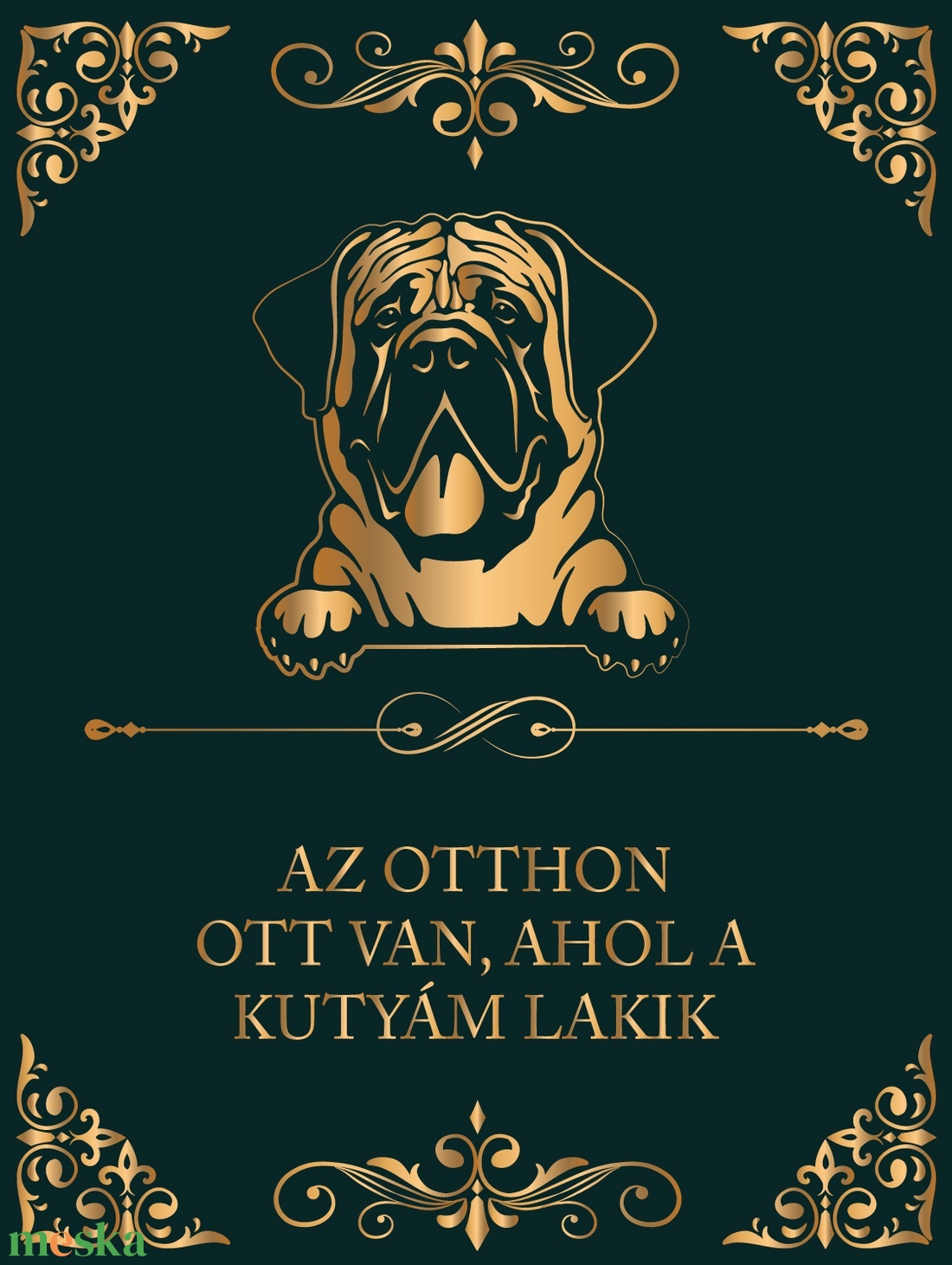 MASZTIFF - Az otthon ott van, ahol a kutyám lakik - vászonkép - otthon & életmód - dekoráció - kép & falikép - vászonkép - Meska.hu MASZTIFF - Az otthon ott van, ahol a kutyám lakik - vászonkép - otthon & életmód - dekoráció - kép & falikép - vászonkép - Meska.hu