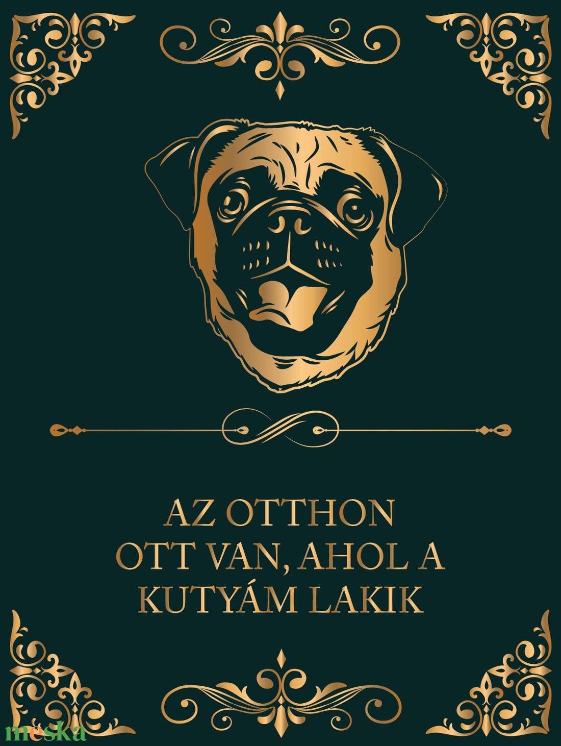 MOPSZ - Az otthon ott van, ahol a kutyám lakik - vászonkép - otthon & életmód - dekoráció - kép & falikép - vászonkép - Meska.hu MOPSZ - Az otthon ott van, ahol a kutyám lakik - vászonkép - otthon & életmód - dekoráció - kép & falikép - vászonkép - Meska.hu