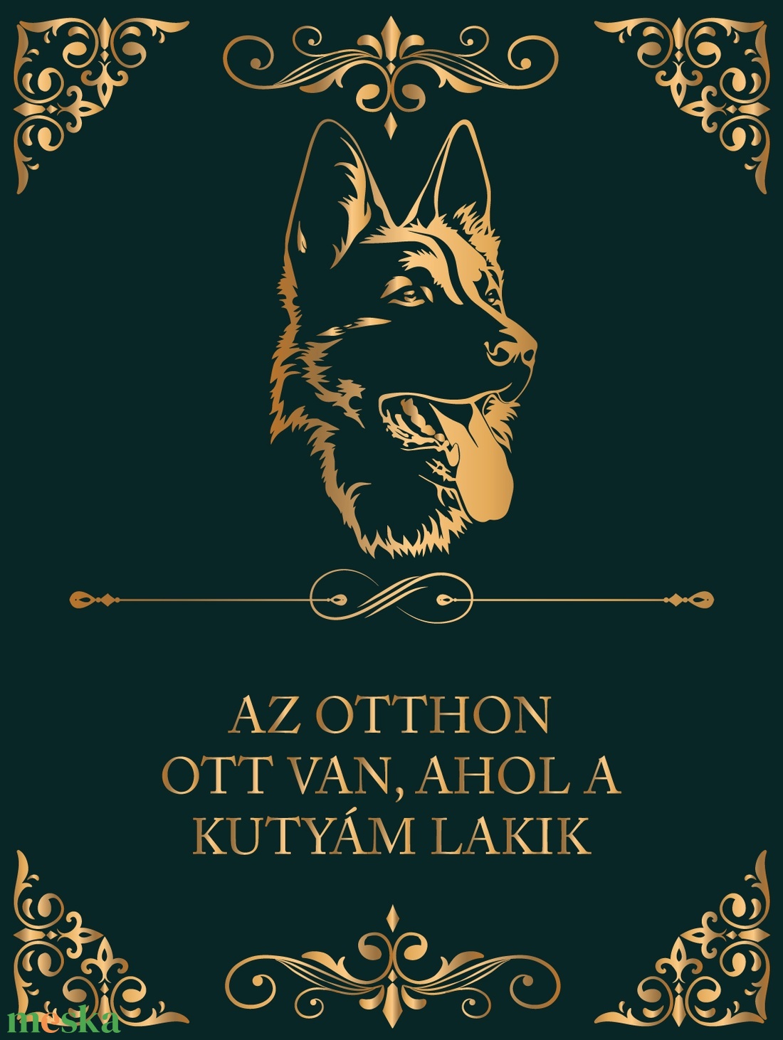 NÉMET JUHÁSZ - Az otthon ott van, ahol a kutyám lakik - vászonkép - otthon & életmód - dekoráció - kép & falikép - vászonkép - Meska.hu NÉMET JUHÁSZ - Az otthon ott van, ahol a kutyám lakik - vászonkép - otthon & életmód - dekoráció - kép & falikép - vászonkép - Meska.hu