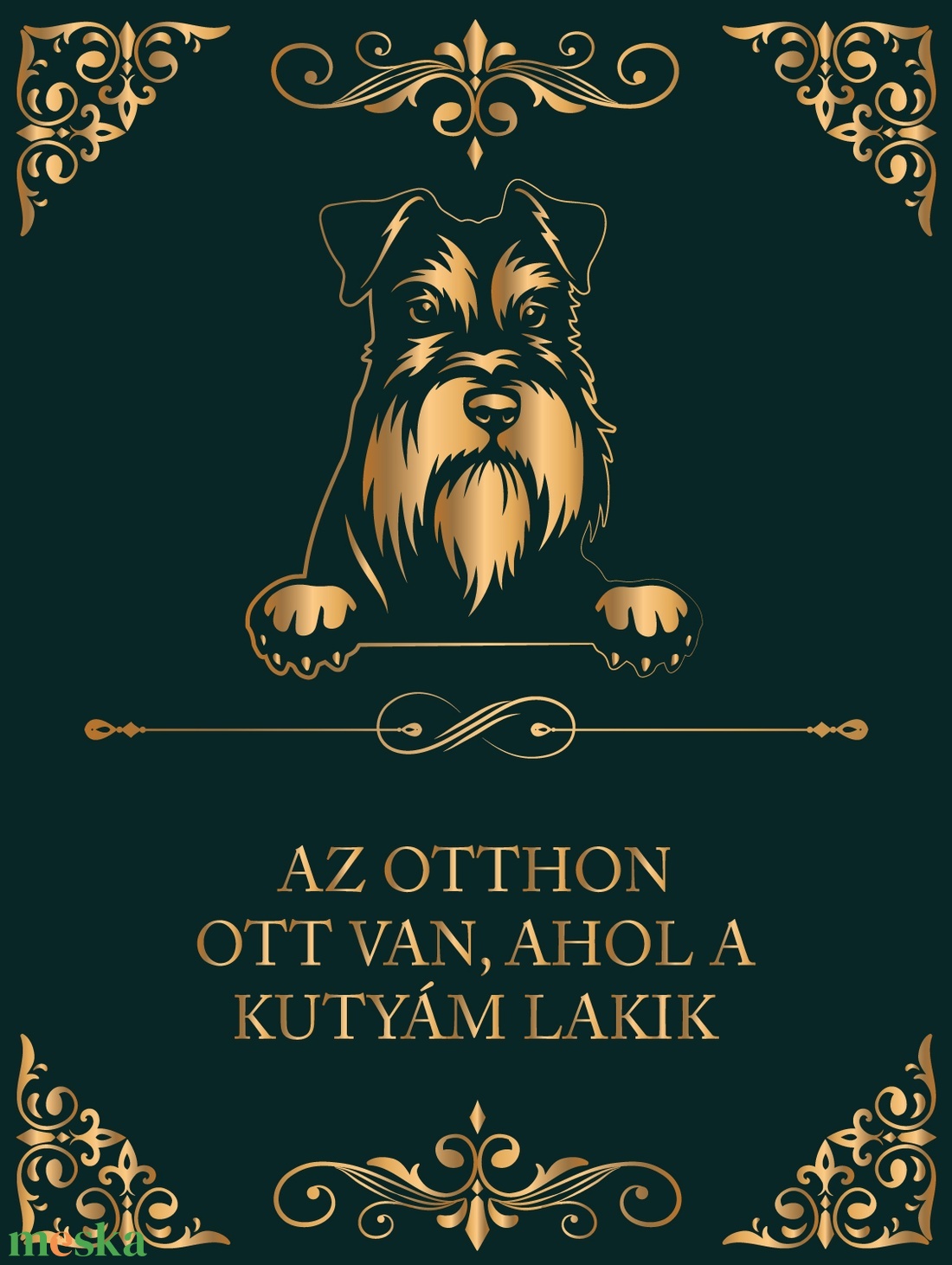 SCHNAUZER - Az otthon ott van, ahol a kutyám lakik - vászonkép - otthon & életmód - dekoráció - kép & falikép - vászonkép - Meska.hu SCHNAUZER - Az otthon ott van, ahol a kutyám lakik - vászonkép - otthon & életmód - dekoráció - kép & falikép - vászonkép - Meska.hu