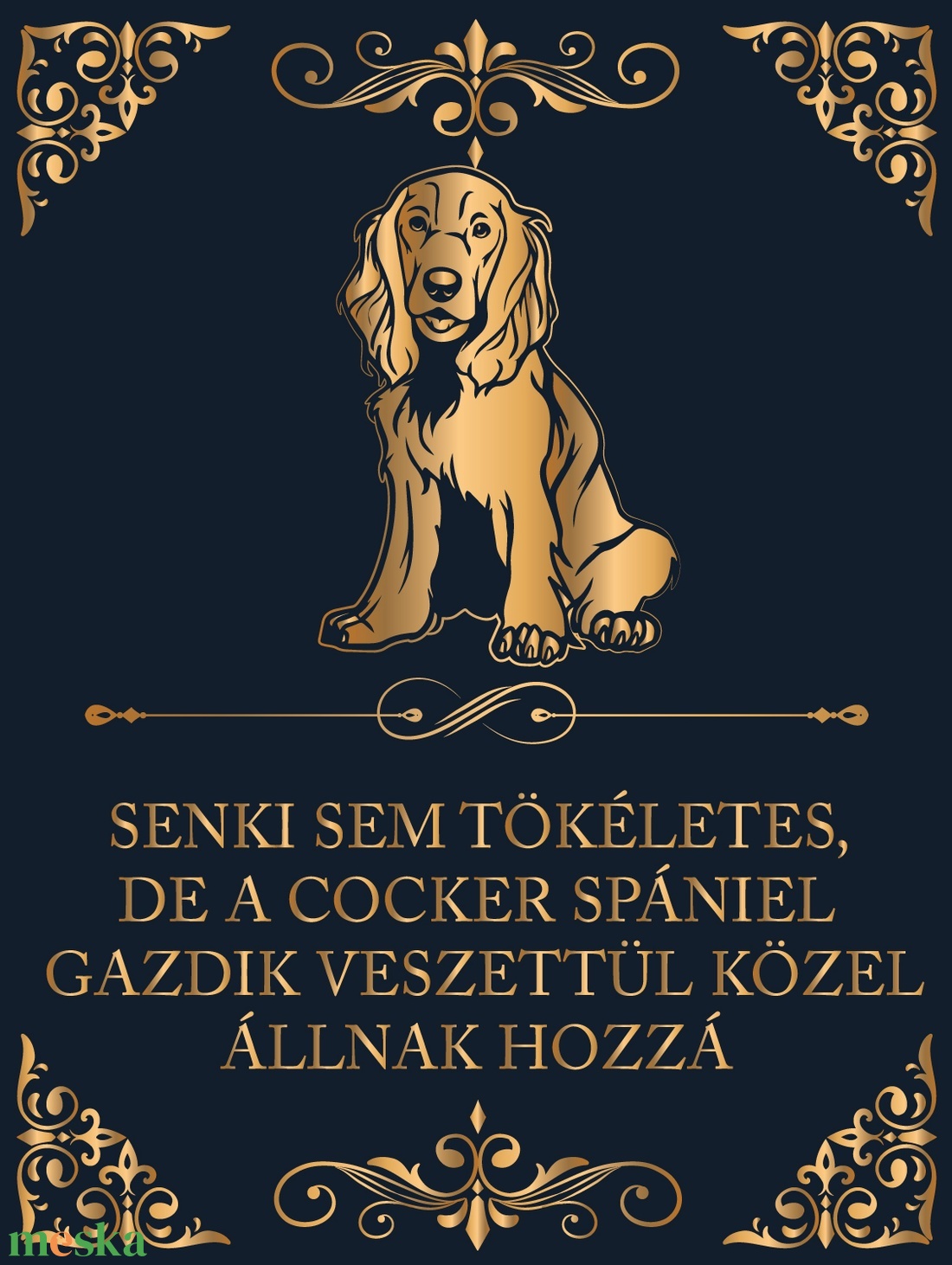 Tökéletes COCKER SPÁNIEL GAZDIK - vászonkép - otthon & életmód - dekoráció - kép & falikép - vászonkép - Meska.hu Tökéletes COCKER SPÁNIEL GAZDIK - vászonkép - otthon & életmód - dekoráció - kép & falikép - vászonkép - Meska.hu