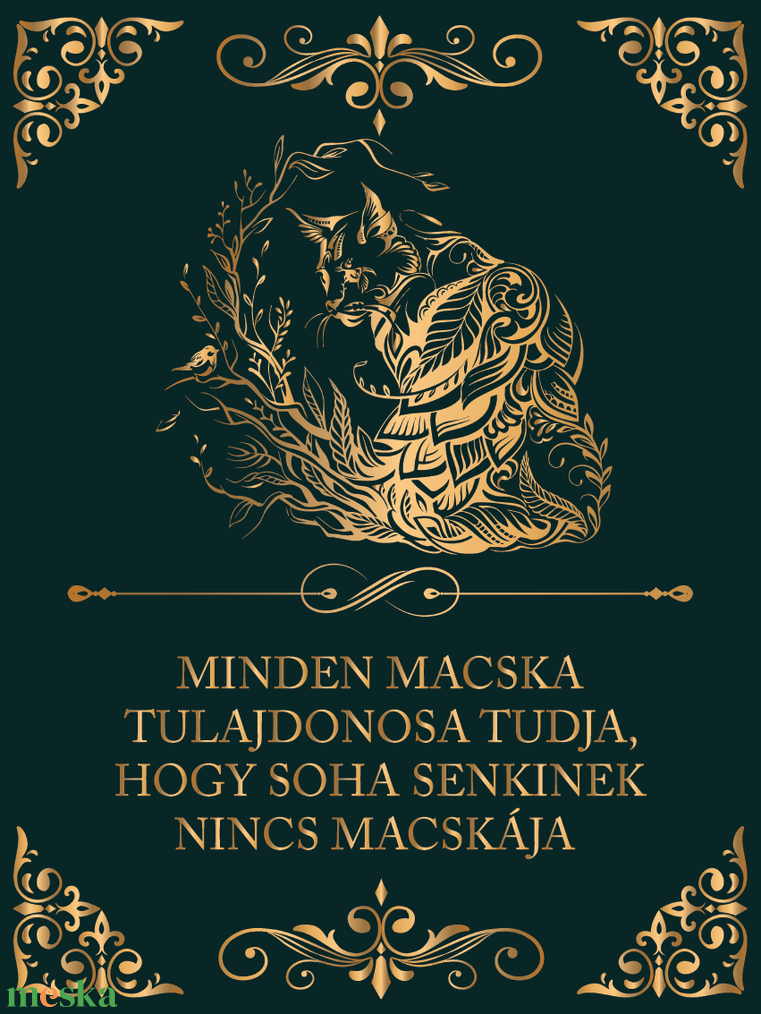 ...soha senkinek nincs macskája - cicás vászonkép idézettel - otthon & életmód - dekoráció - kép & falikép - vászonkép - Meska.hu ...soha senkinek nincs macskája - cicás vászonkép idézettel - otthon & életmód - dekoráció - kép & falikép - vászonkép - Meska.hu
