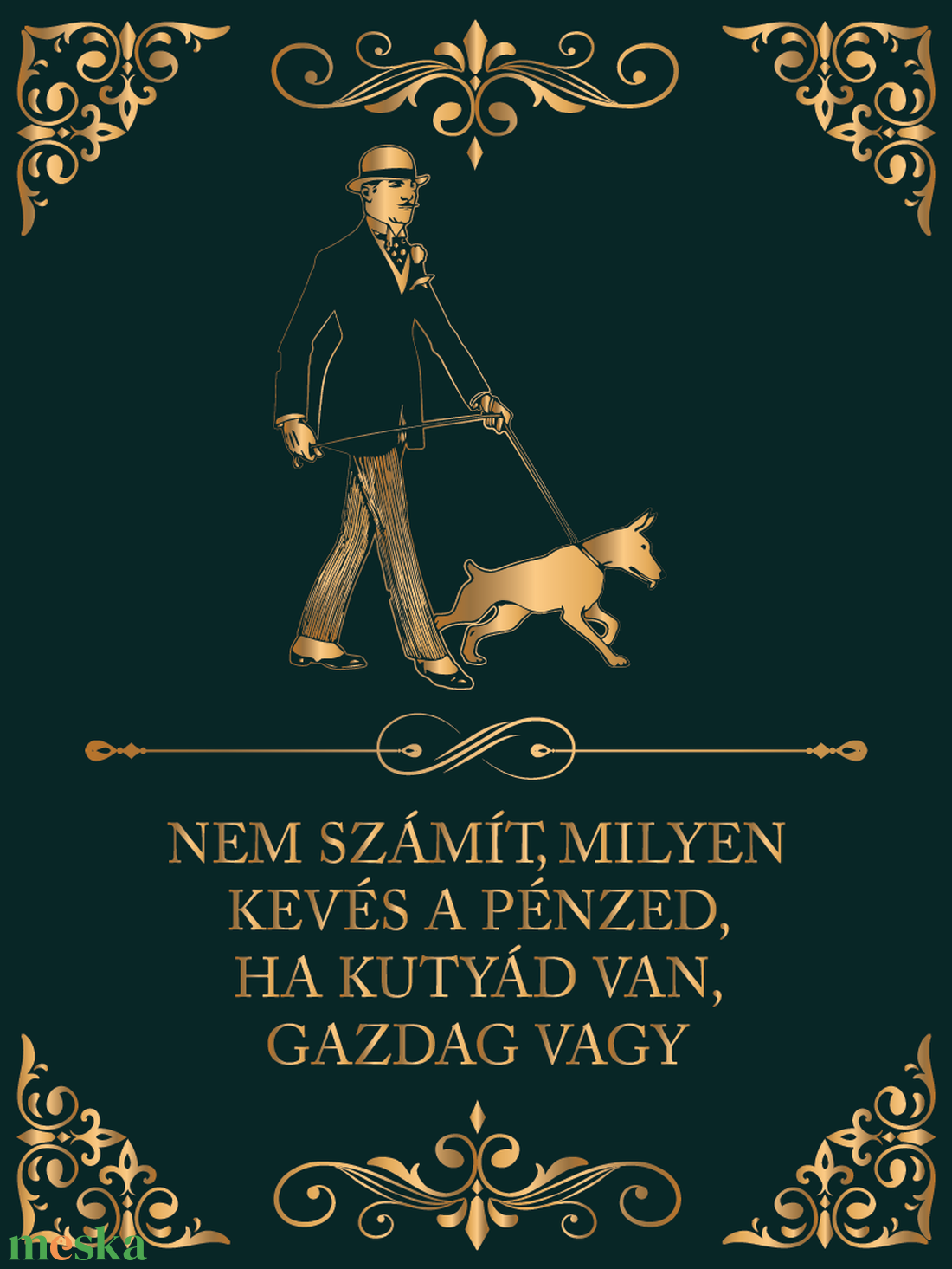Ha kutyád van, gazdag vagy - kutyás vászonkép idézettel - otthon & életmód - dekoráció - kép & falikép - vászonkép - Meska.hu Ha kutyád van, gazdag vagy - kutyás vászonkép idézettel - otthon & életmód - dekoráció - kép & falikép - vászonkép - Meska.hu