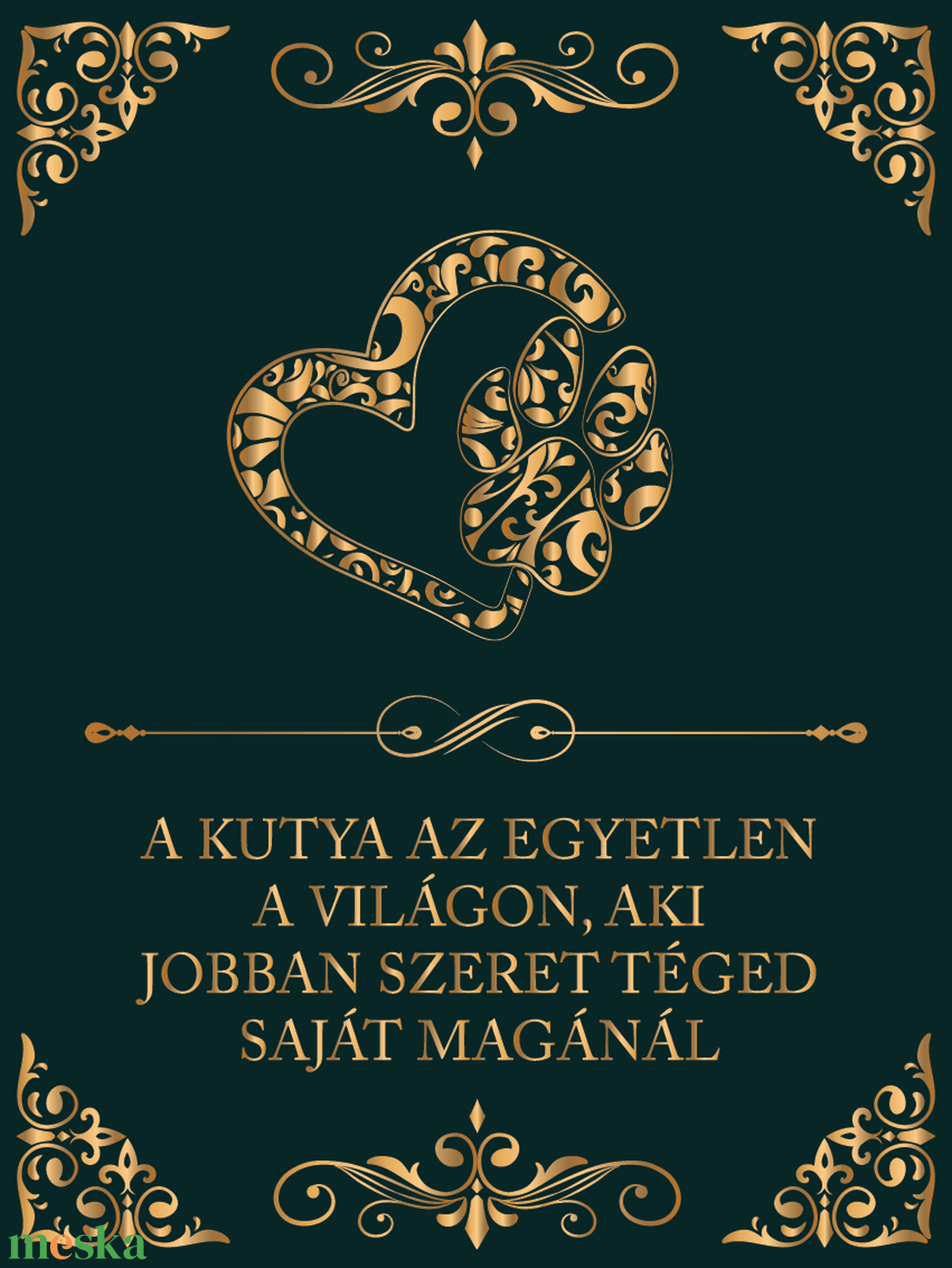 Kutyaszeretet - kutyás vászonkép idézettel - otthon & életmód - dekoráció - kép & falikép - vászonkép - Meska.hu Kutyaszeretet - kutyás vászonkép idézettel - otthon & életmód - dekoráció - kép & falikép - vászonkép - Meska.hu