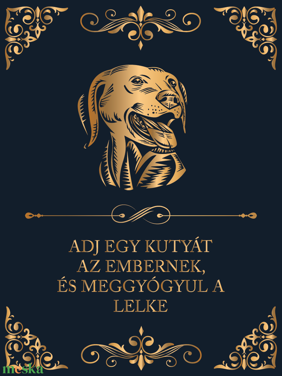 Adj egy kutyát az embernek - kutyás vászonkép idézettel - otthon & életmód - dekoráció - kép & falikép - vászonkép - Meska.hu Adj egy kutyát az embernek - kutyás vászonkép idézettel - otthon & életmód - dekoráció - kép & falikép - vászonkép - Meska.hu