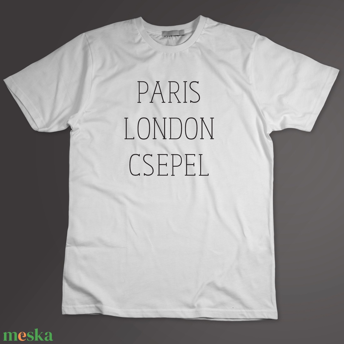 Paris London Csepel - póló Csepelrajongóknak  - ruha & divat - férfi ruha - póló - Meska.hu