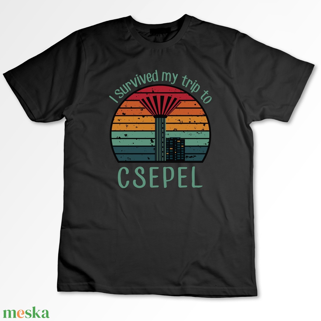 I survived my trip to CSEPEL - póló  - ruha & divat - férfi ruha - póló - Meska.hu