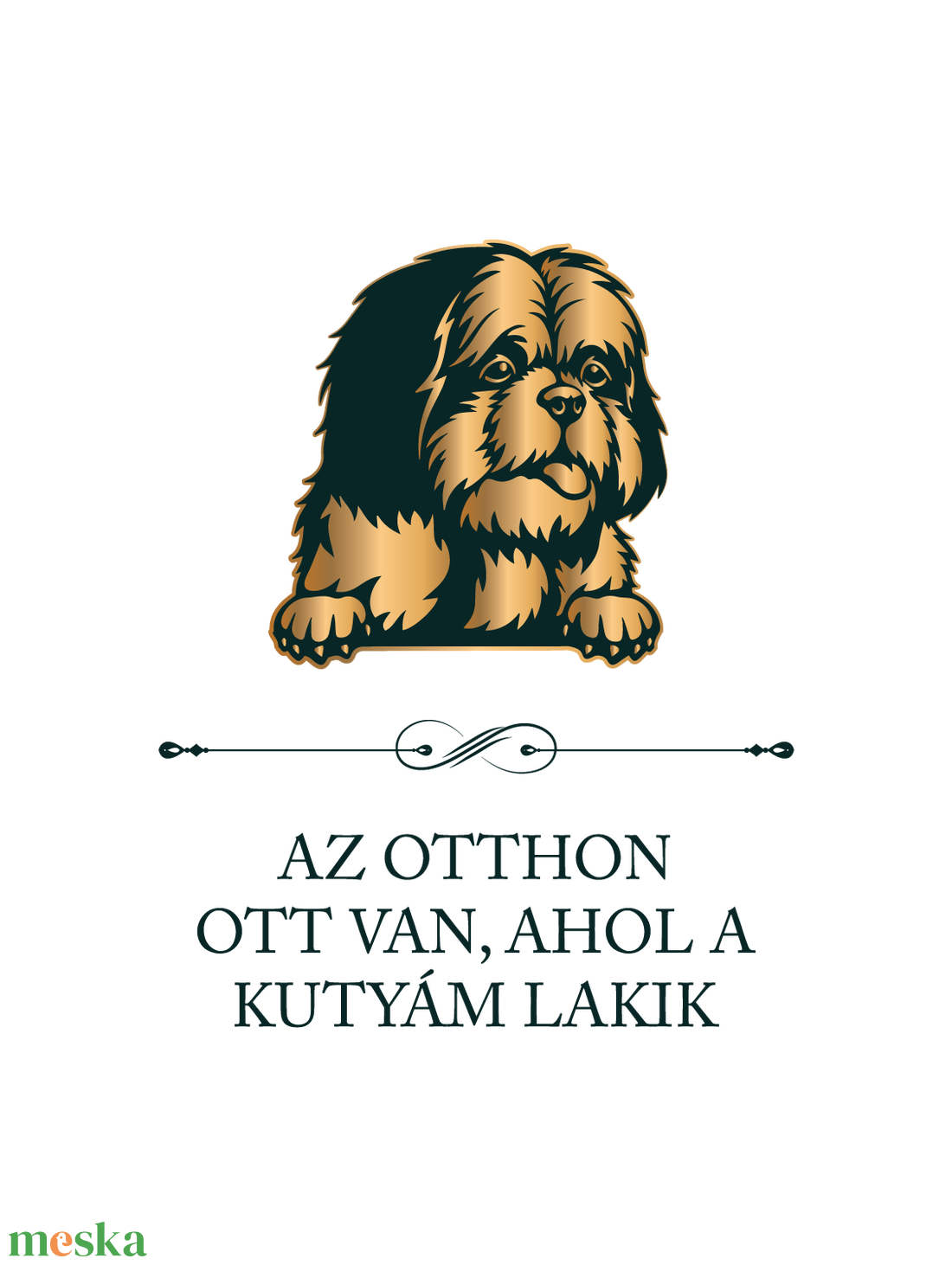 SICU - Az otthon ott van, ahol a kutyám lakik - póló - ruha & divat - női ruha - póló, felső - Meska.hu