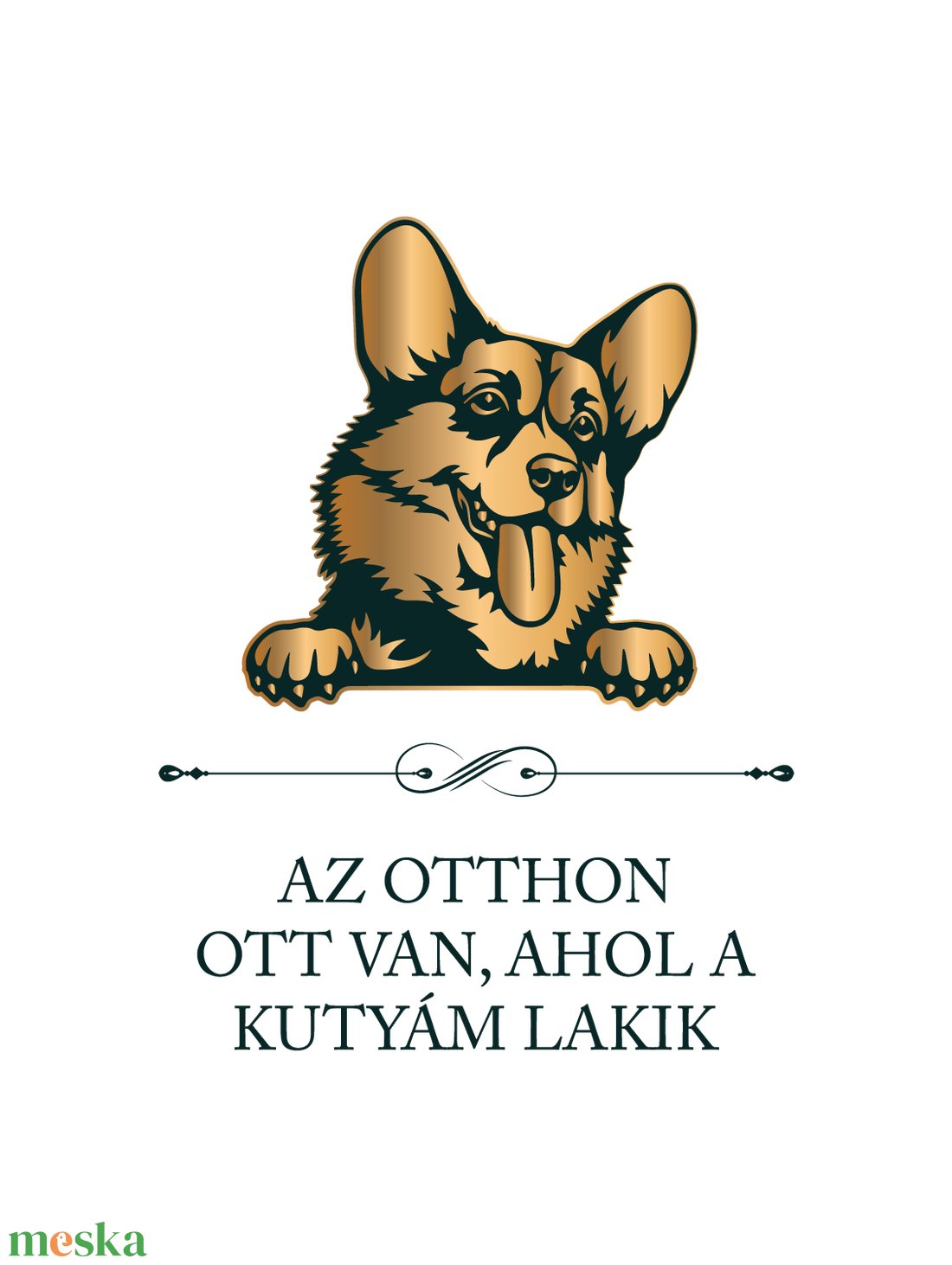 WELSH CORGI - Az otthon ott van, ahol a kutyám lakik - póló - ruha & divat - női ruha - póló, felső - Meska.hu WELSH CORGI - Az otthon ott van, ahol a kutyám lakik - póló - ruha & divat - női ruha - póló, felső - Meska.hu