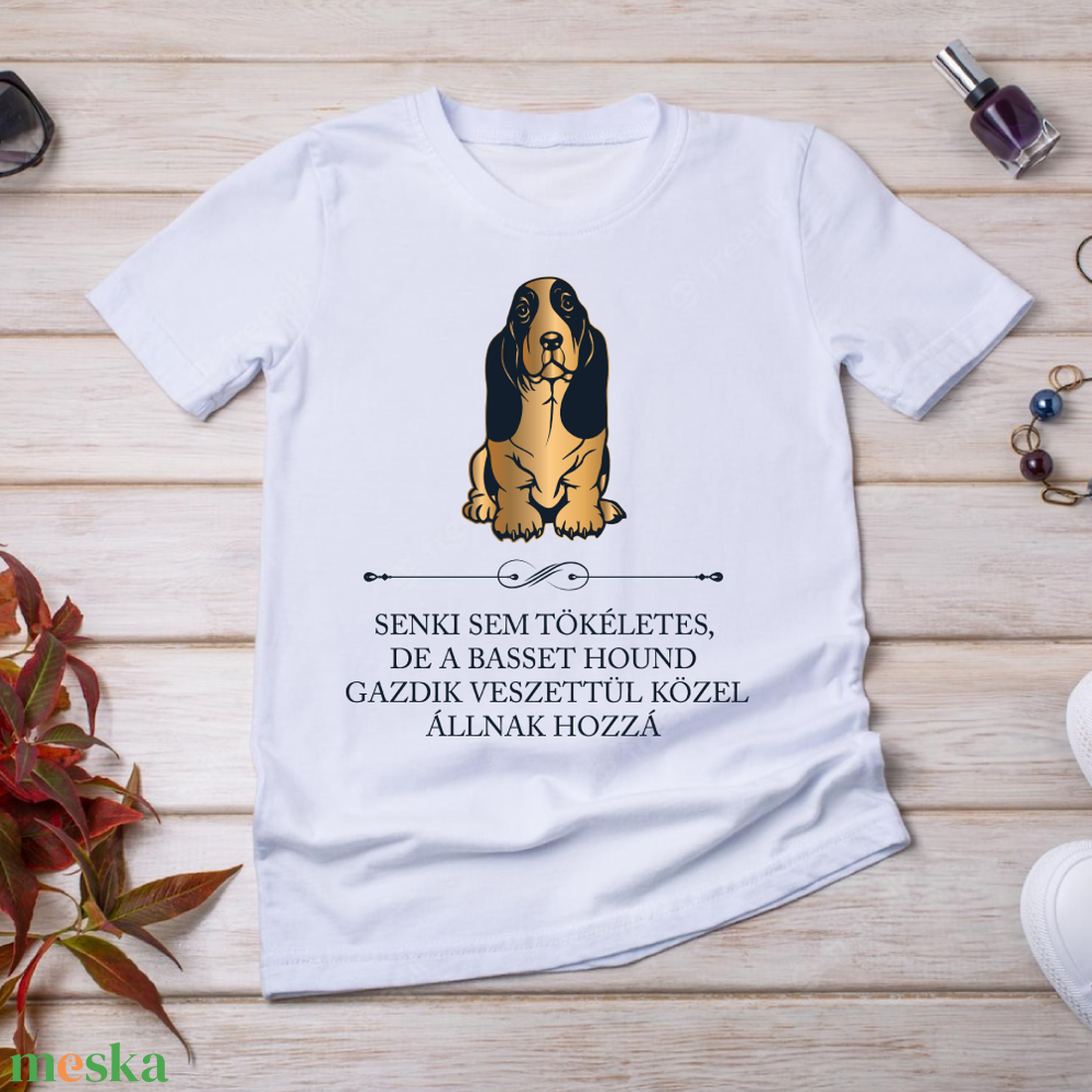 Tökéletes BASSET HOUND GAZDIK - póló - ruha & divat - női ruha - póló, felső - Meska.hu