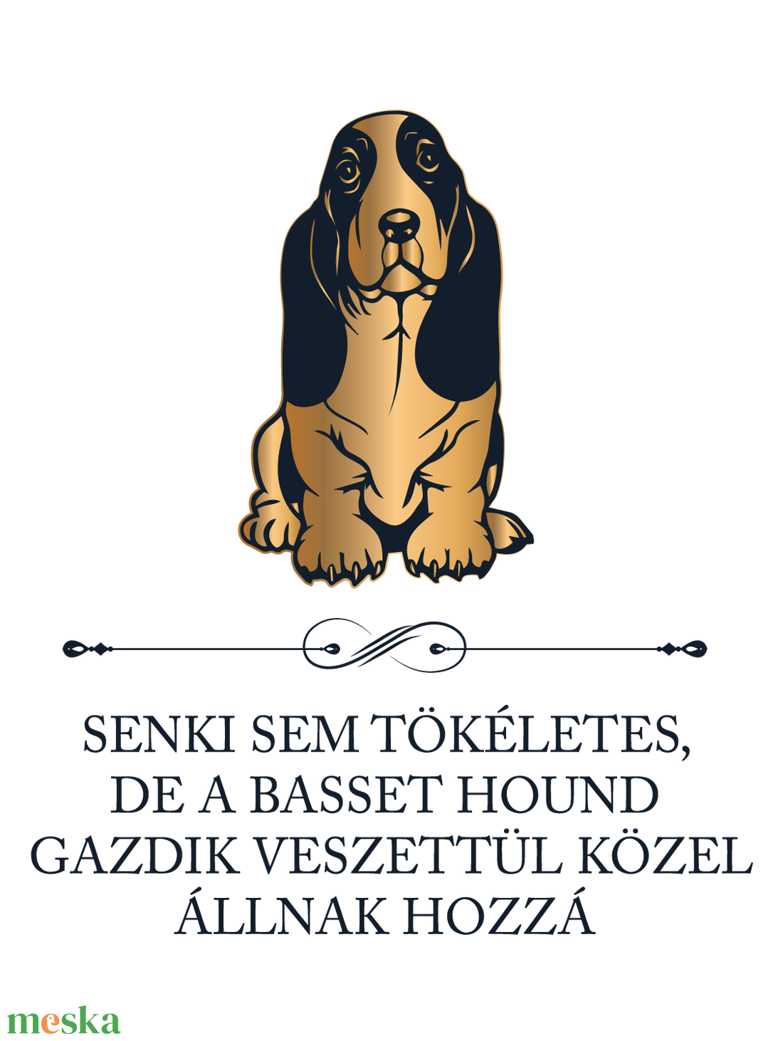 Tökéletes BASSET HOUND GAZDIK - póló - ruha & divat - női ruha - póló, felső - Meska.hu