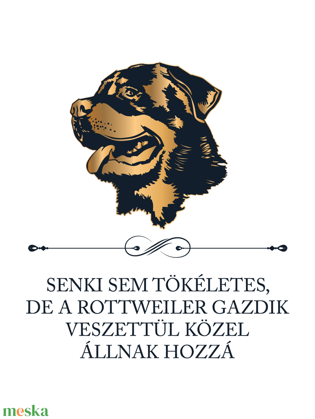 Tökéletes ROTTWEILER GAZDIK - póló - ruha & divat - női ruha - póló, felső - Meska.hu